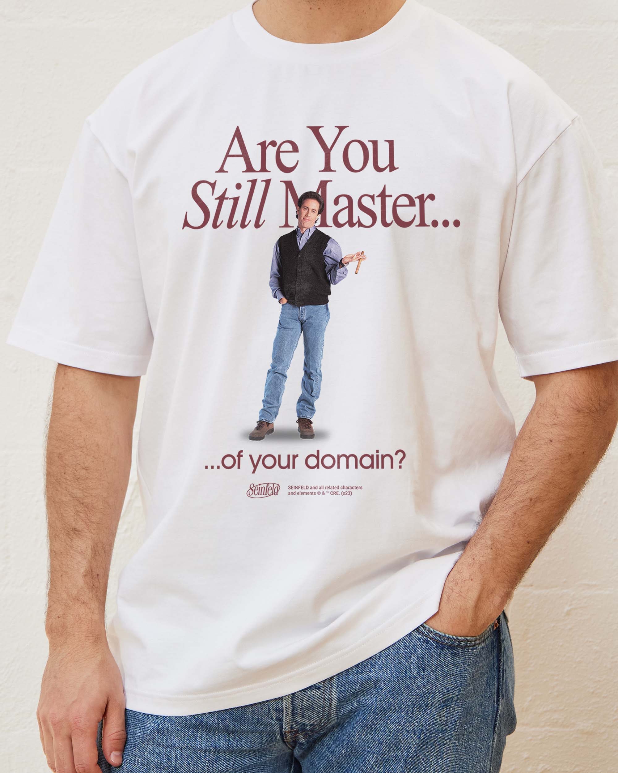 Master of Your Domain T-Shirt Australia Online White