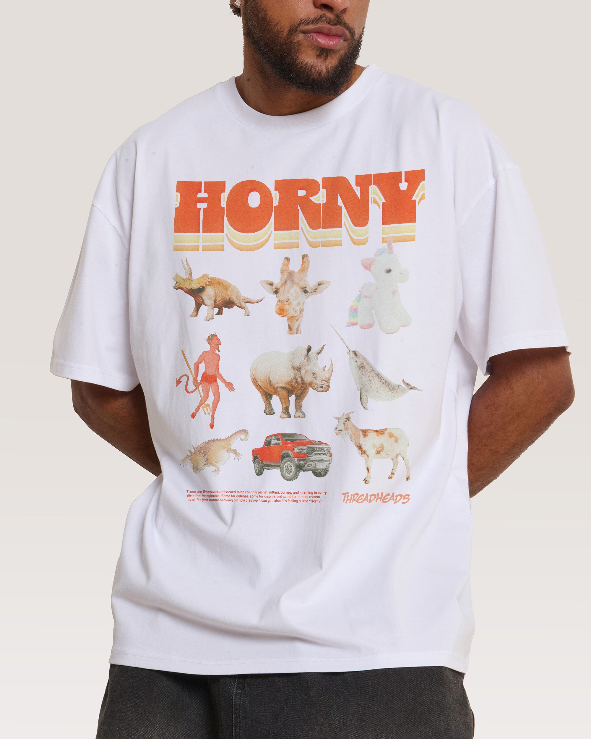 Horny Things White T-Shirt