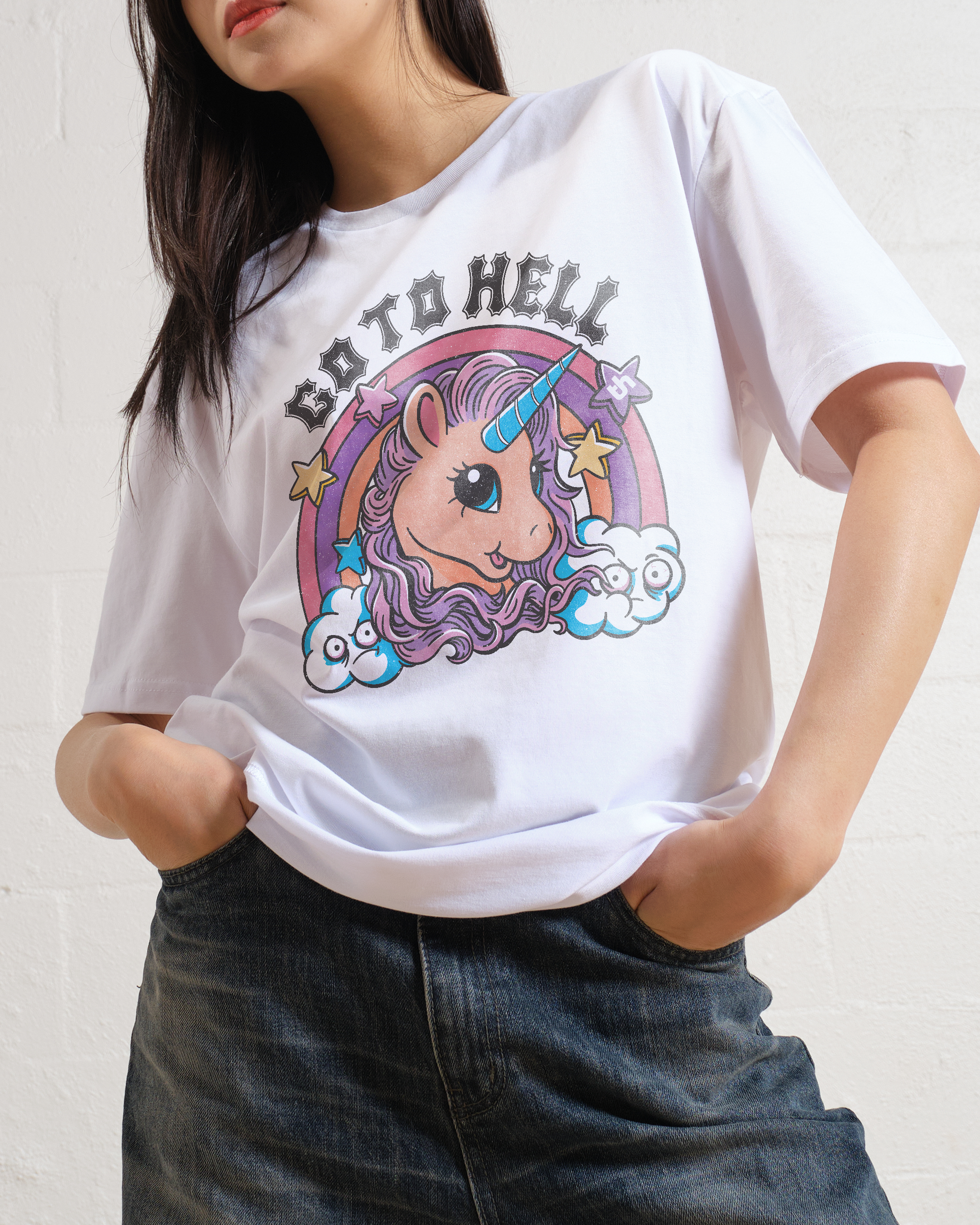 Go to Hell Unicorn T-Shirt