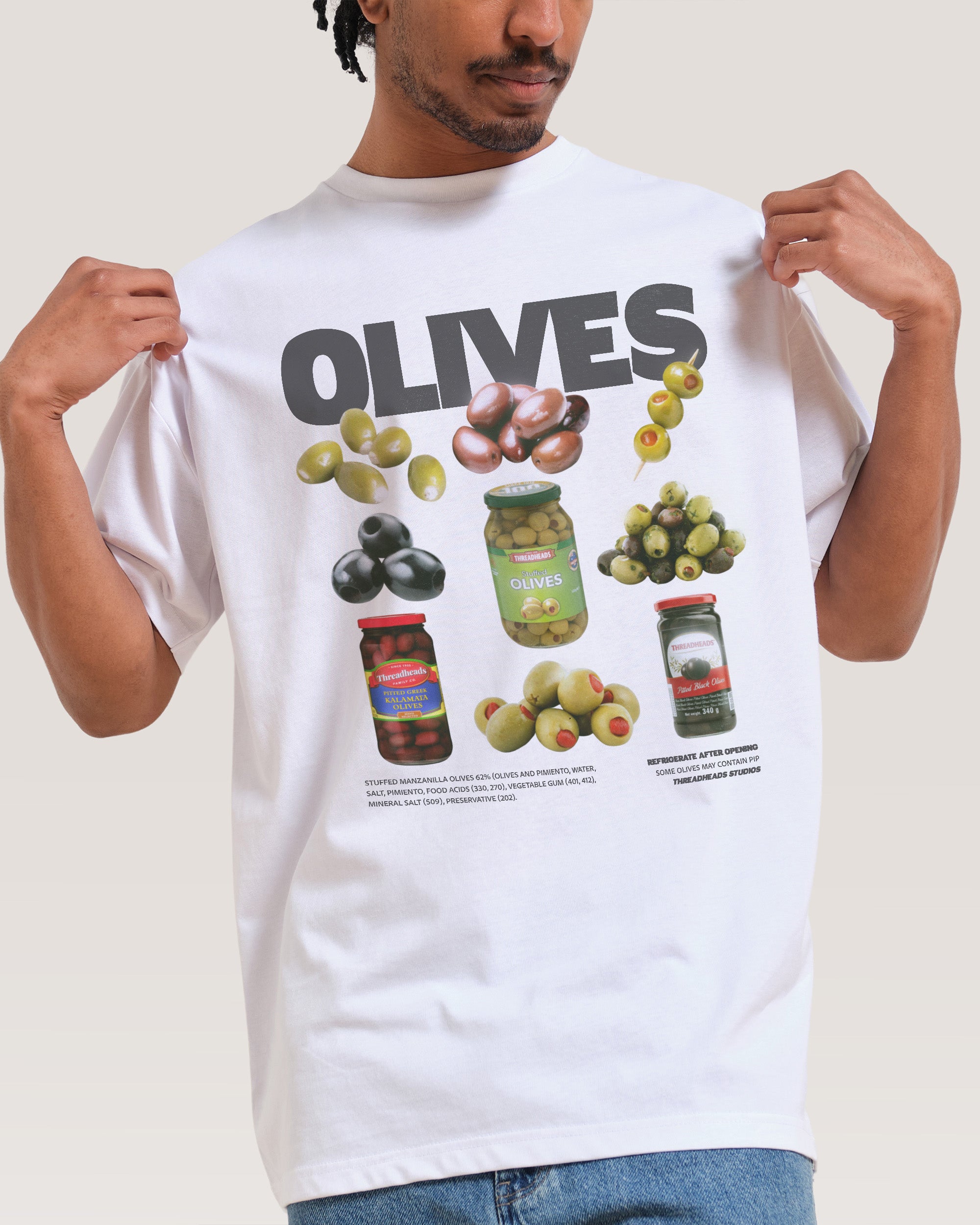 Olives White T-Shirt