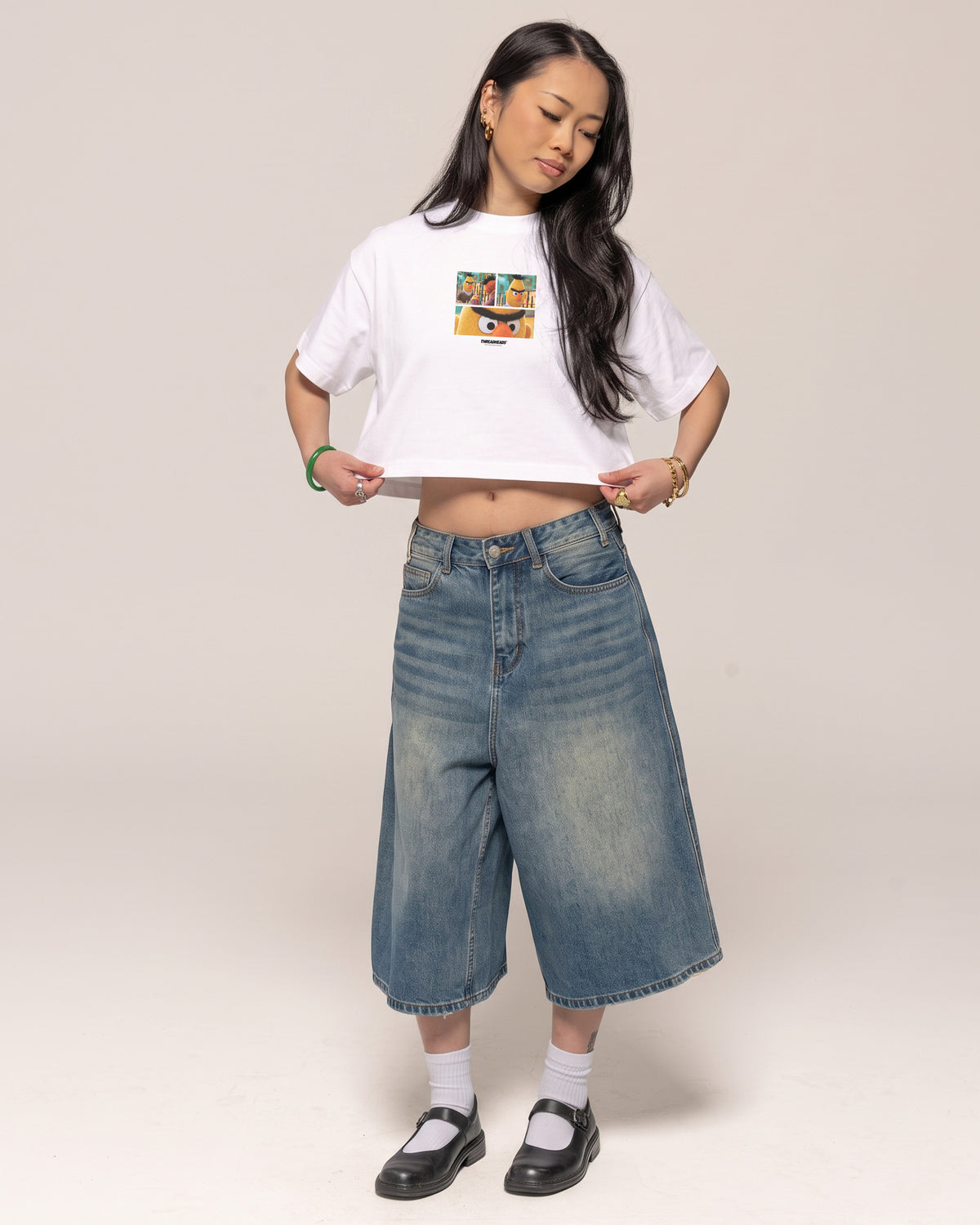 DJ Bruce Lee Crop Tee