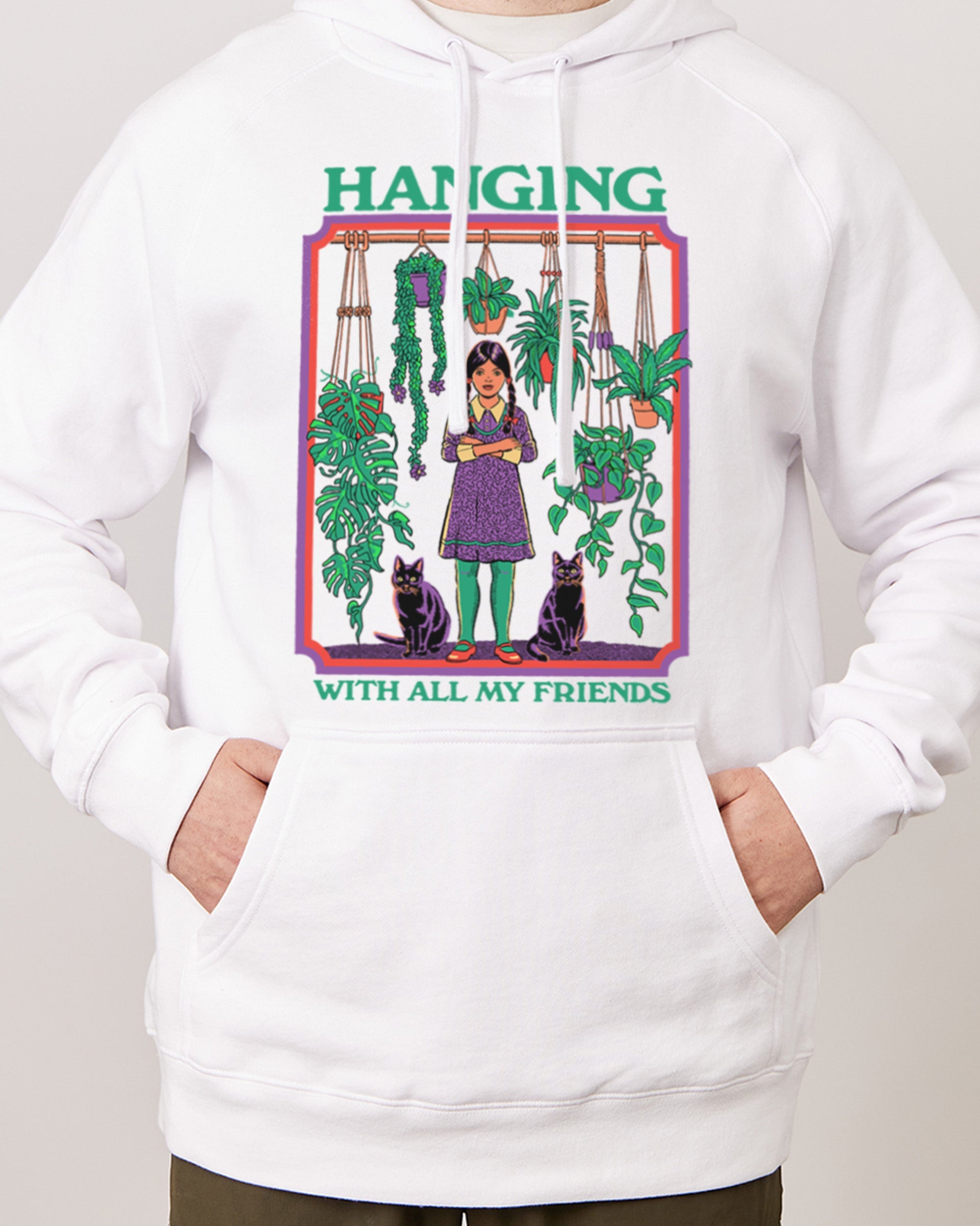 Hanging With All My Friends Hoodie Australia Online White