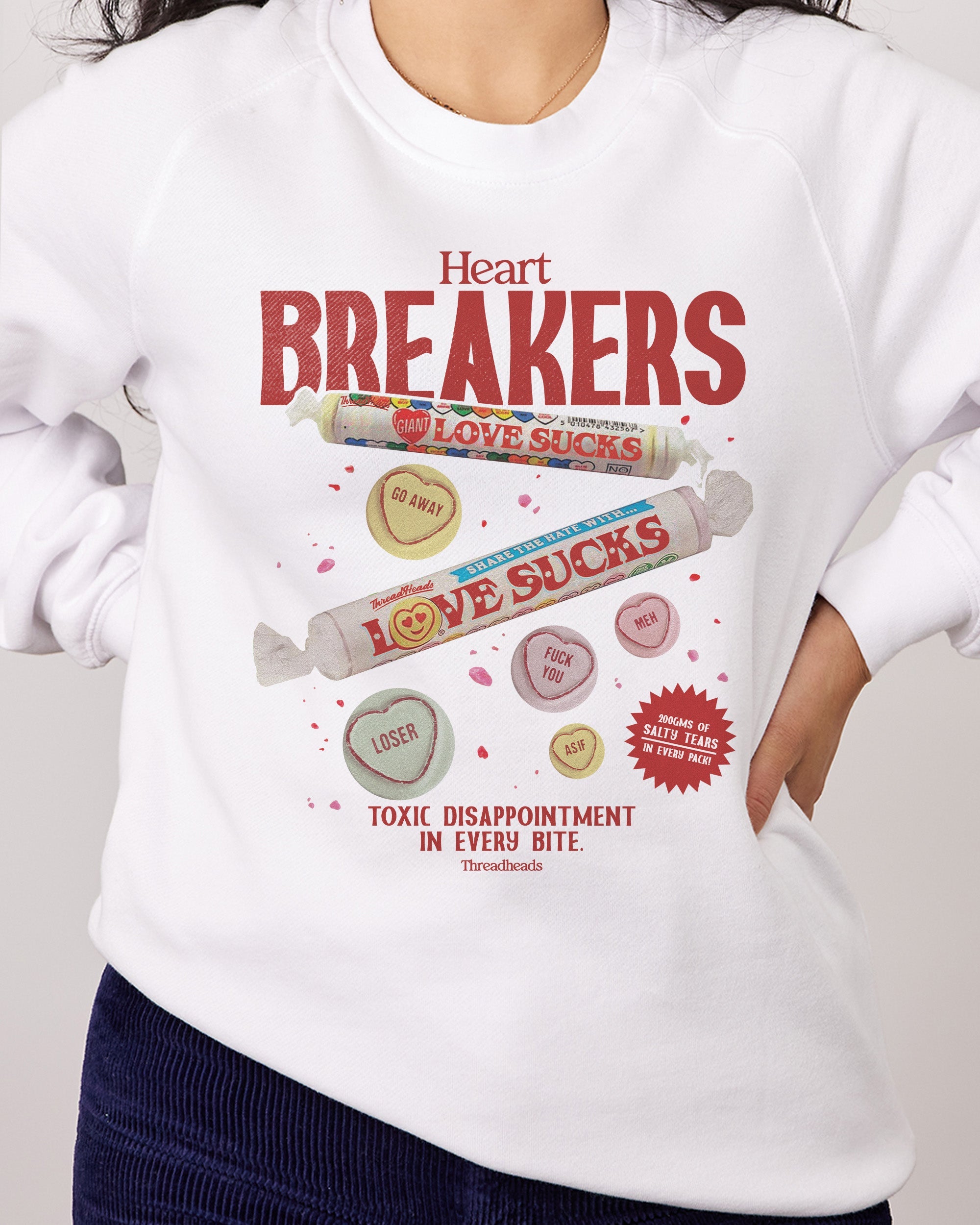 Heart Breakers Jumper Australia Online White