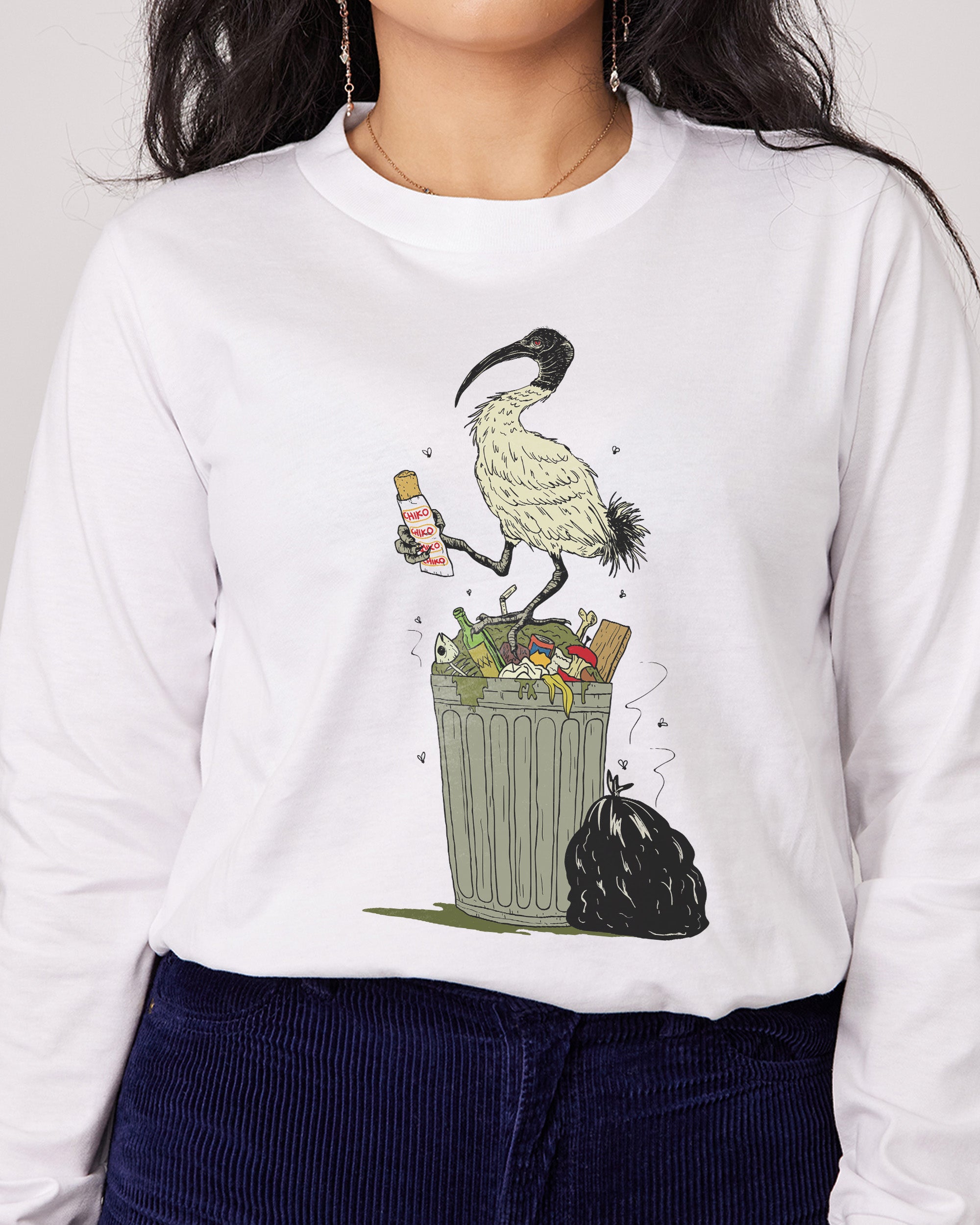 Bin Chicken Long Sleeve | Funny Aussie Long Sleeve Australia