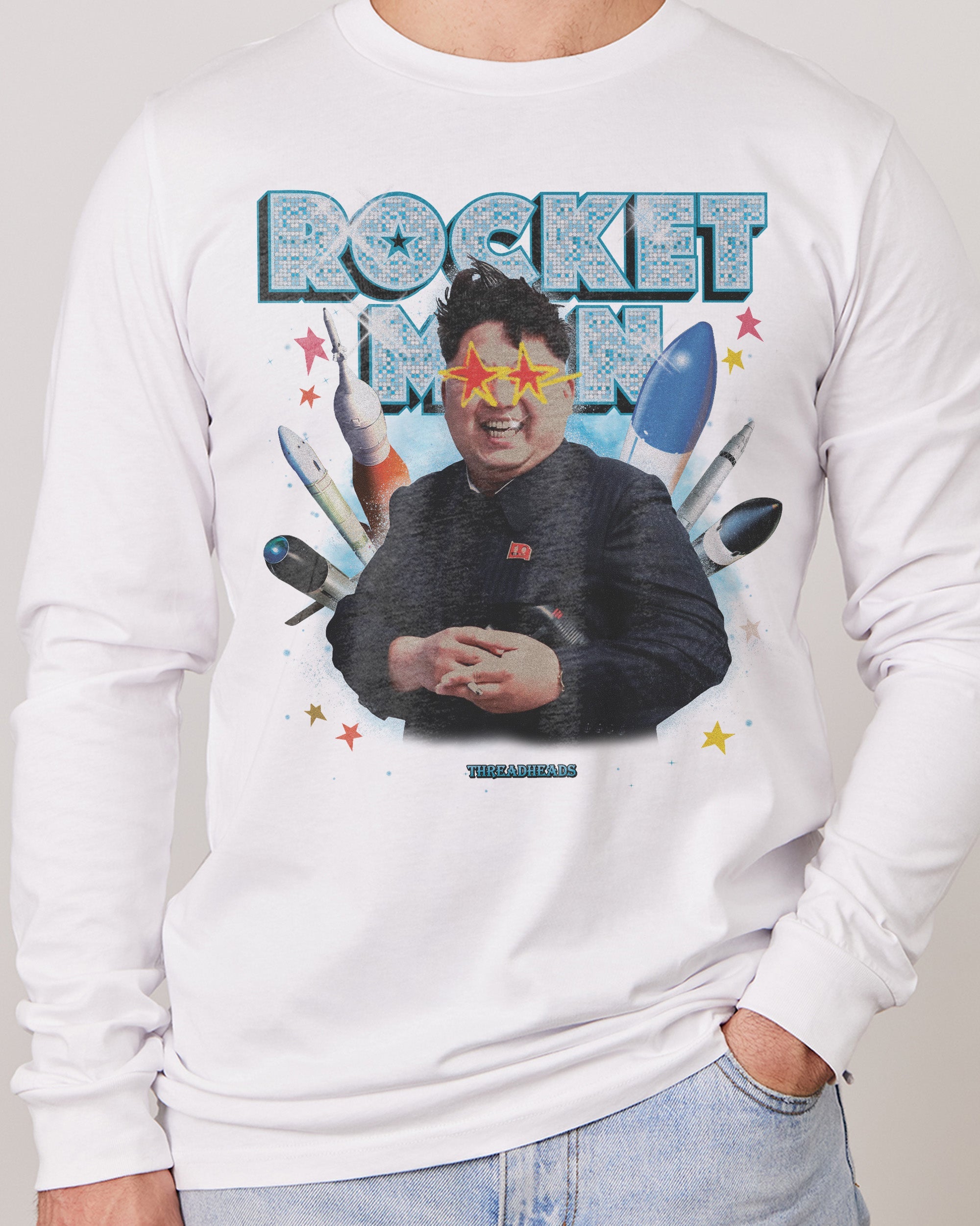 Rocket Man Long Sleeve Australia Online White