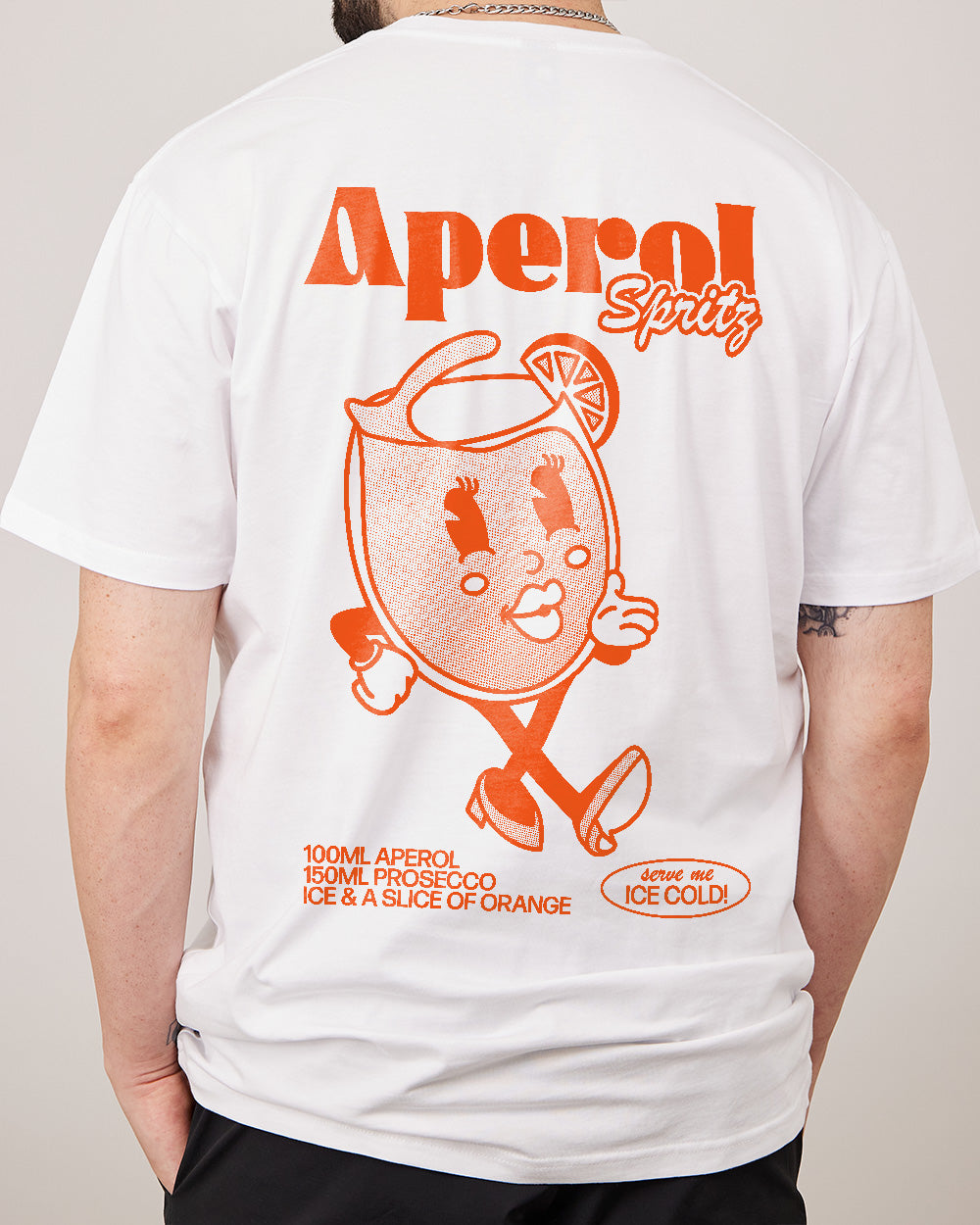 Aperol Spritz T-Shirt Australia Online #colour_white