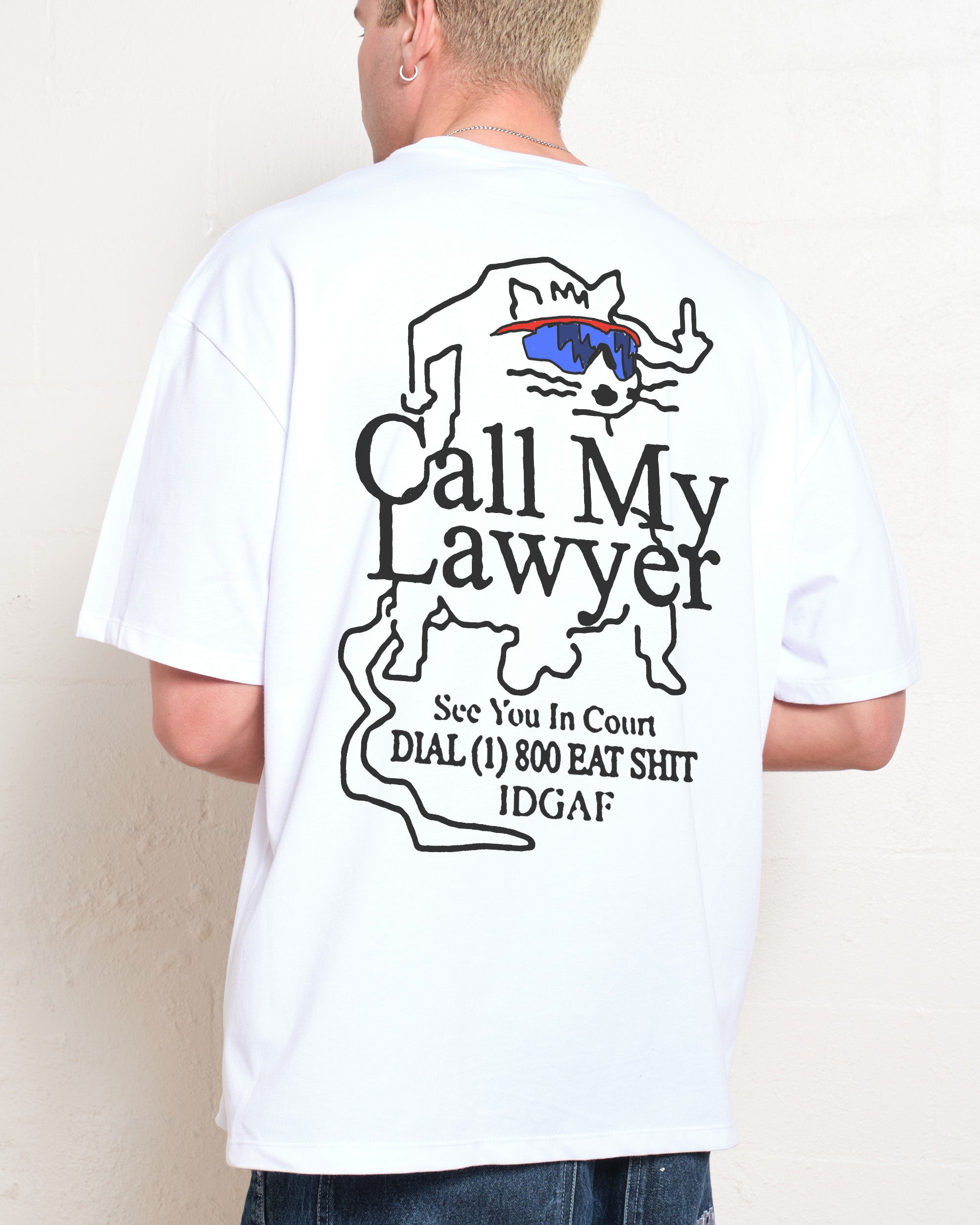 Call My Lawyer Oversized Tee