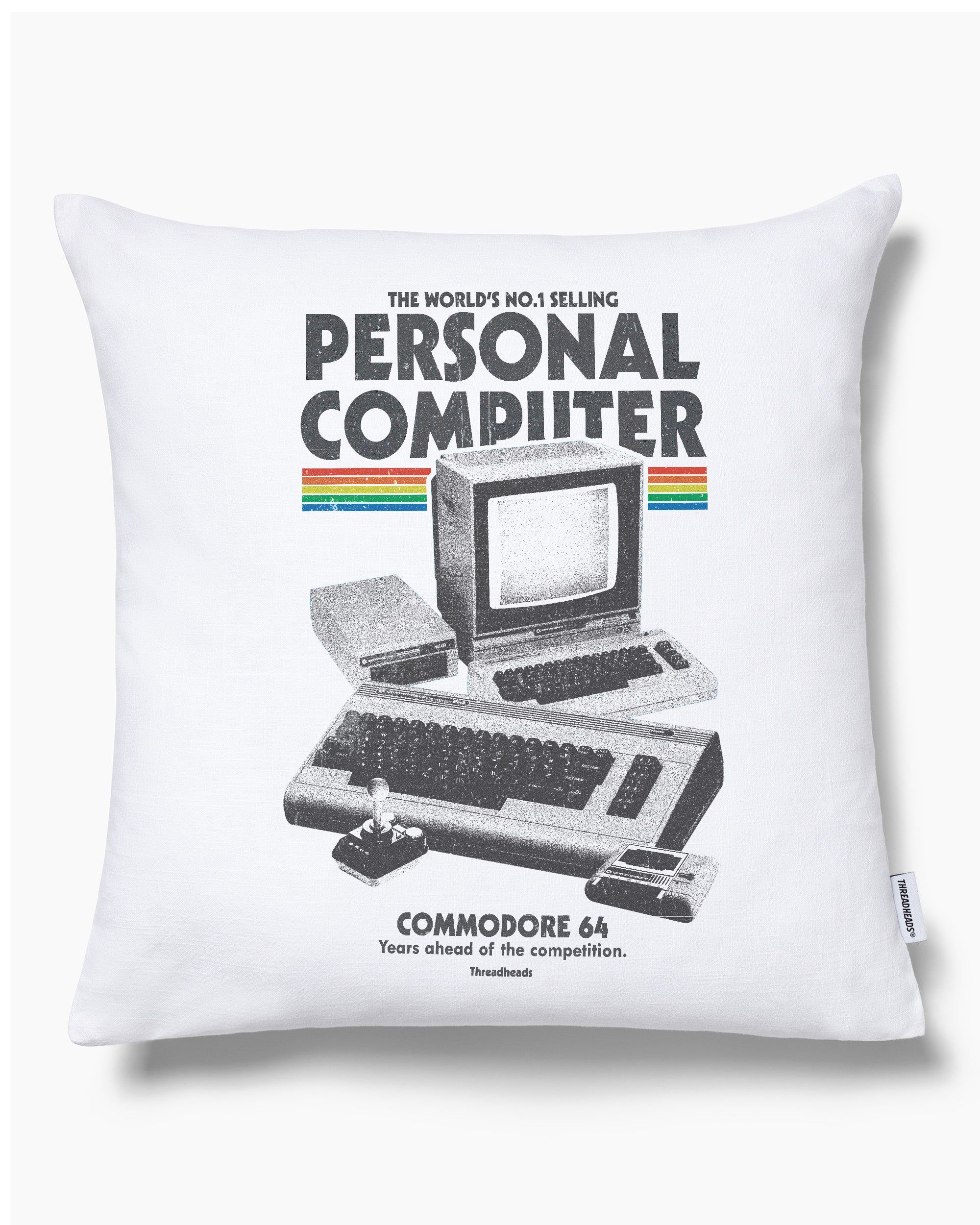 Retro Commodore 64 Cushion Australia Online White