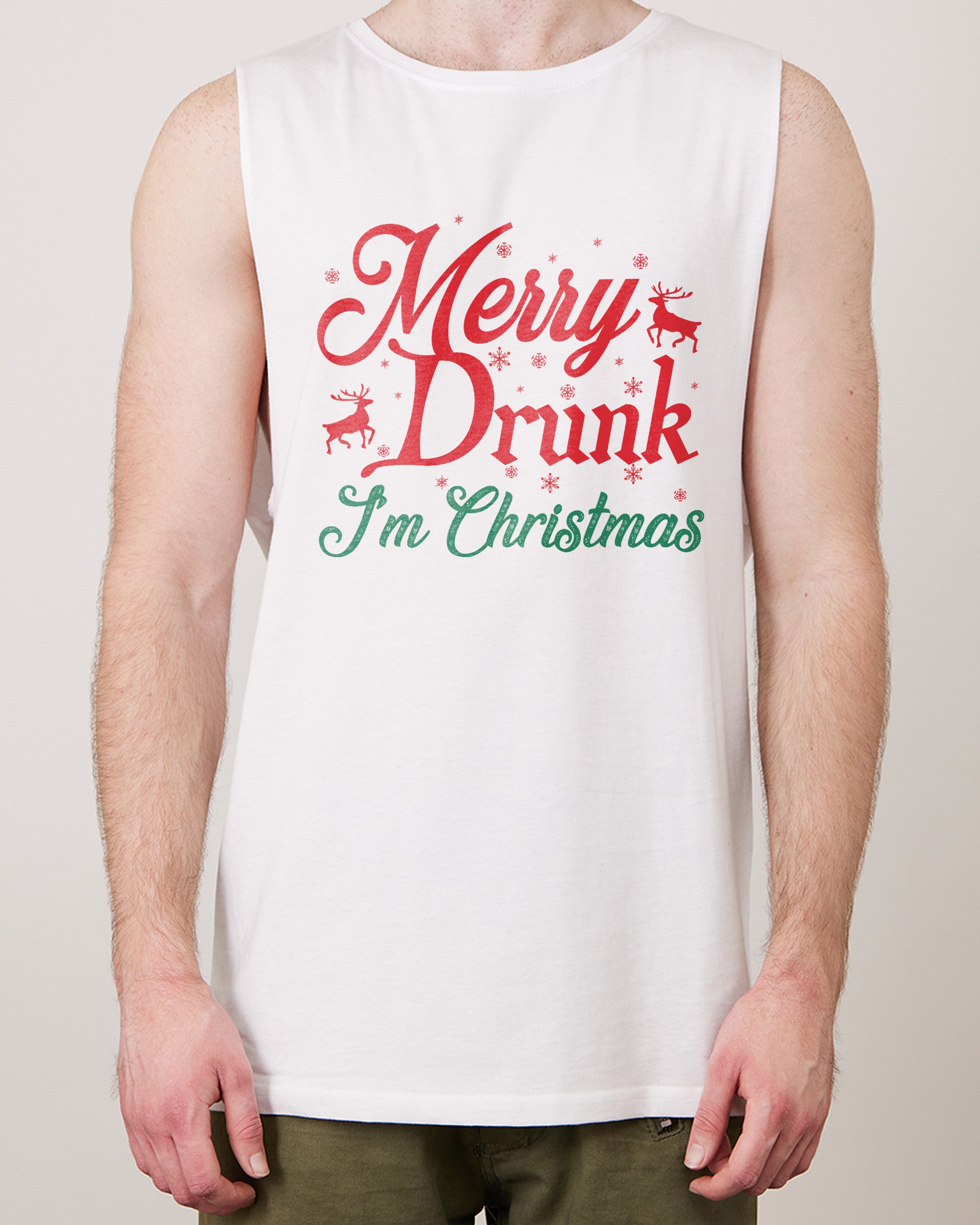 Merry Drunk I am Christmas Tank
