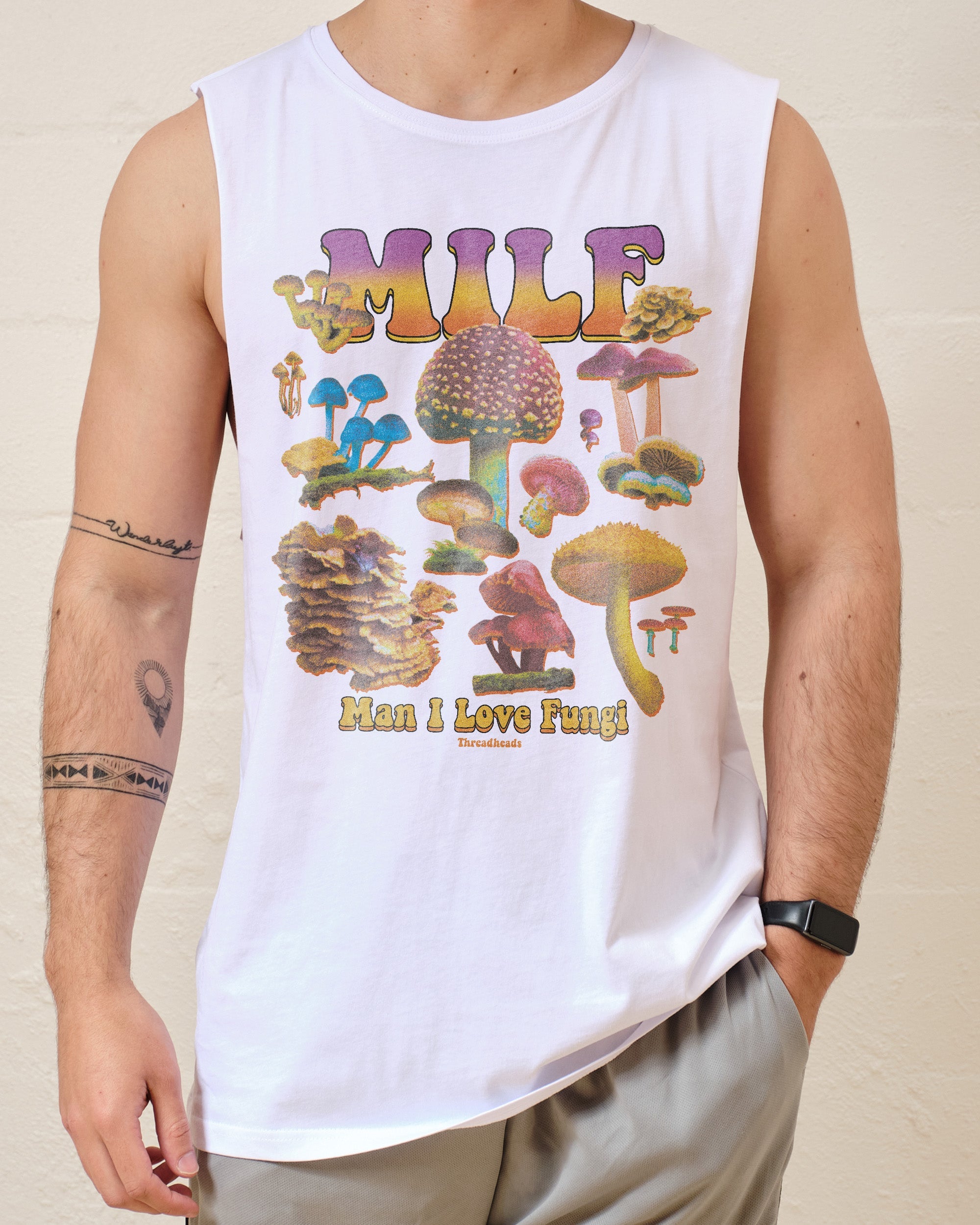 MILF Fungi Tank Australia Online White