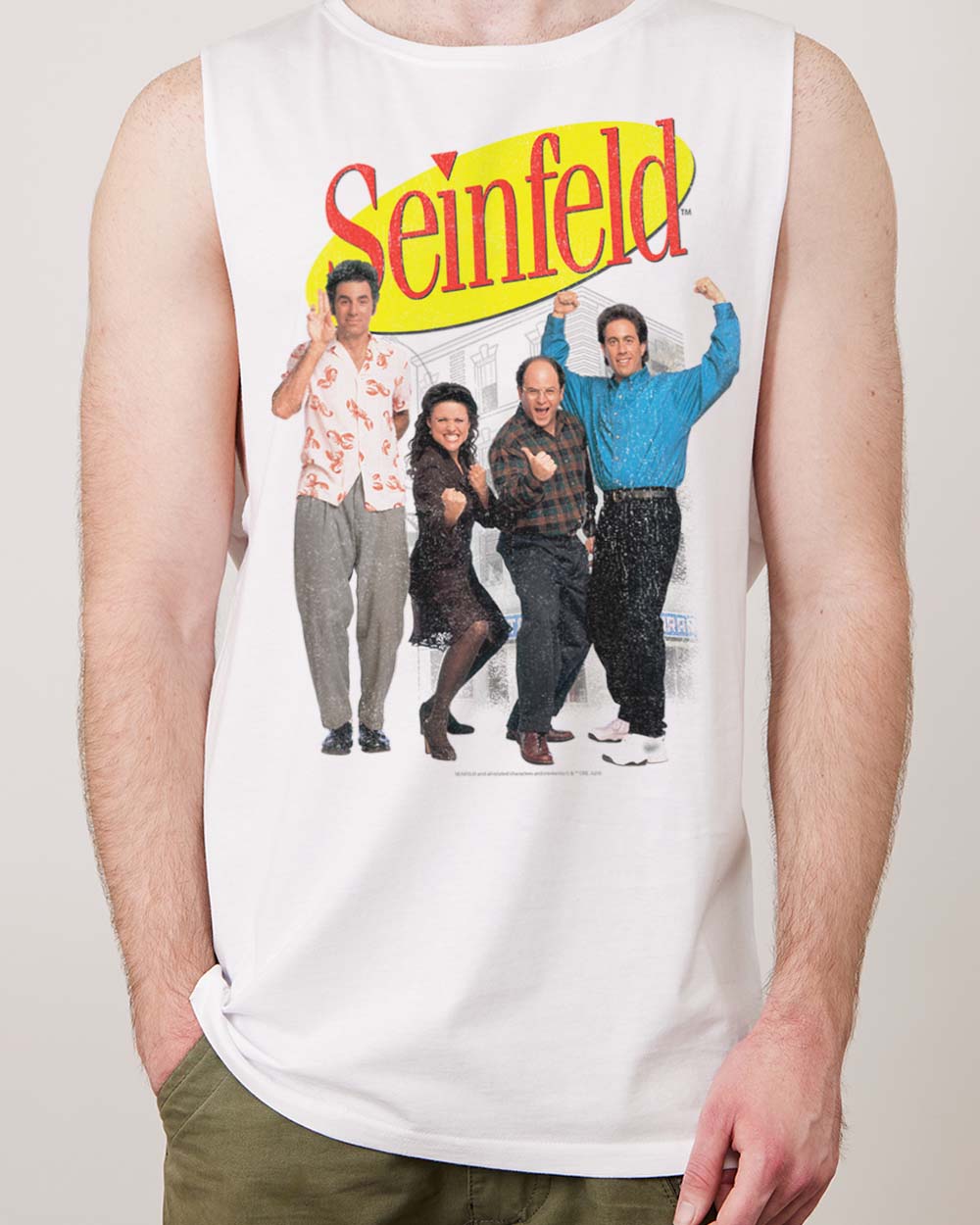 Seinfeld Characters Tank Australia Online White