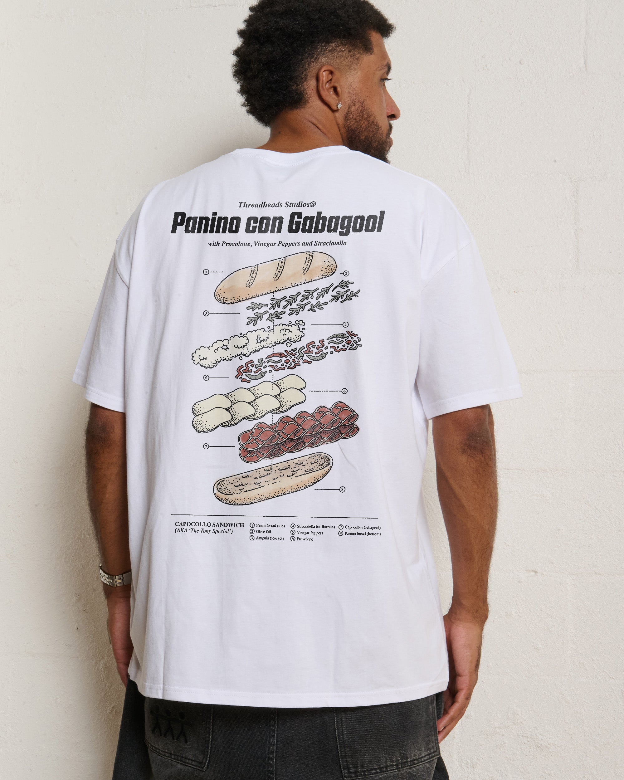 Panino Con Gabagool Oversized Tee Online Australia
