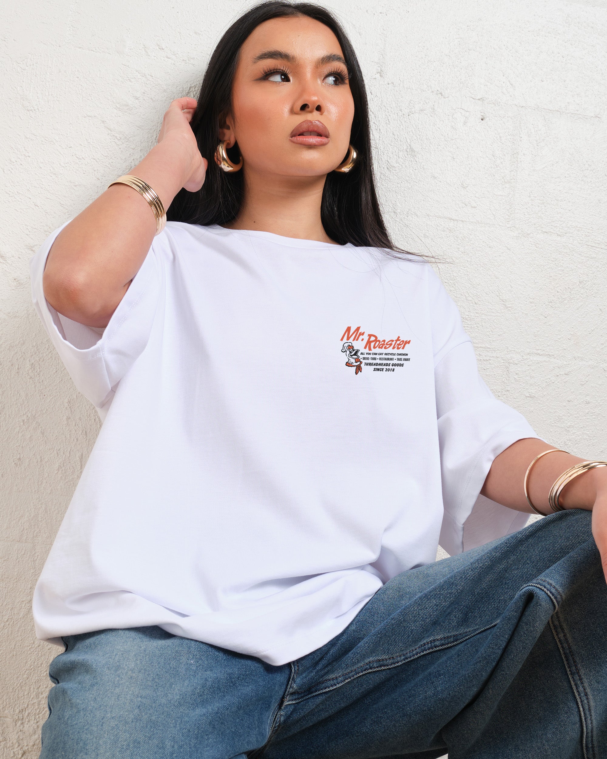 Mr. Roaster Fried Chicken Oversized Tee Online Australia