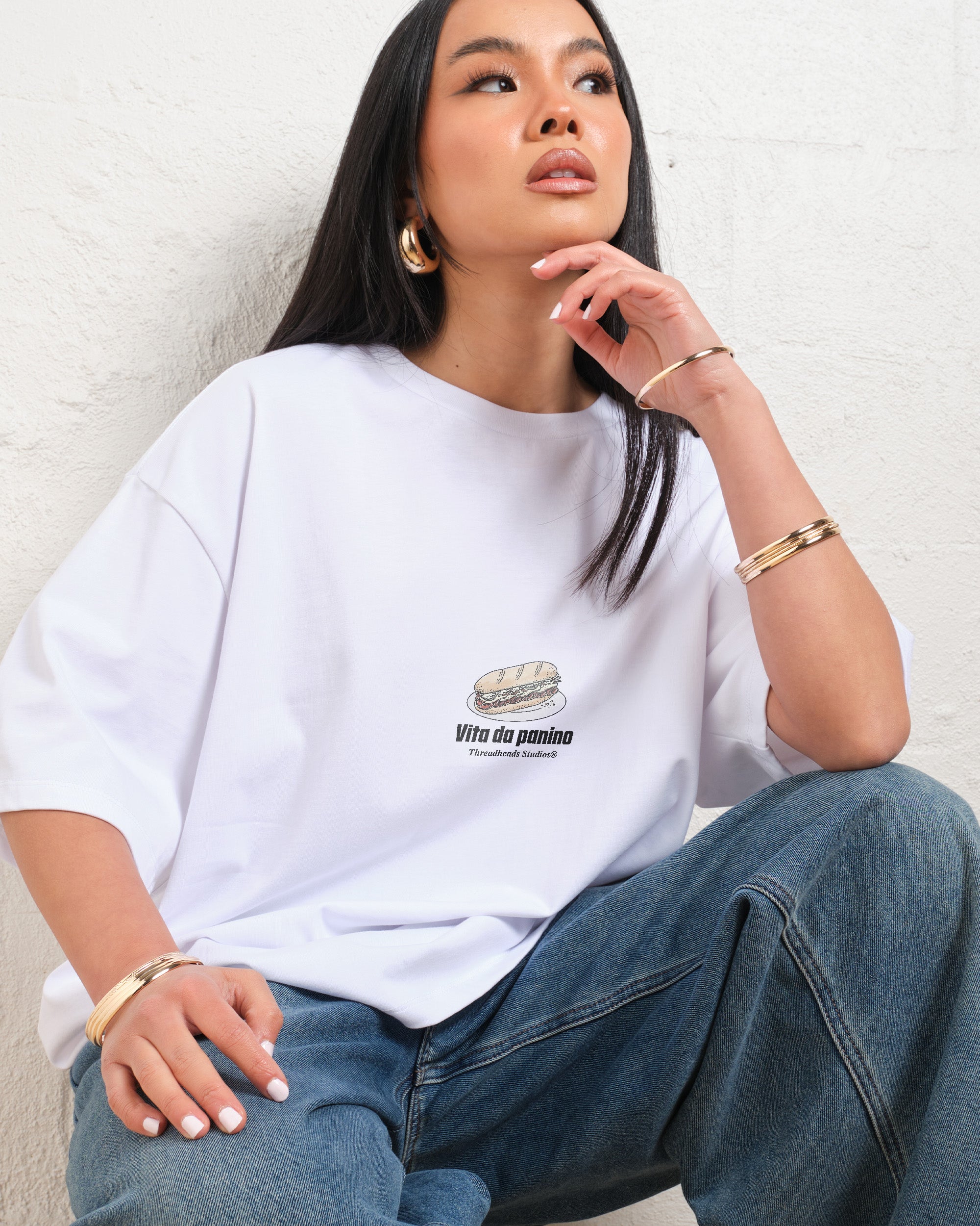 Panino Con Gabagool Oversized Tee Online Australia