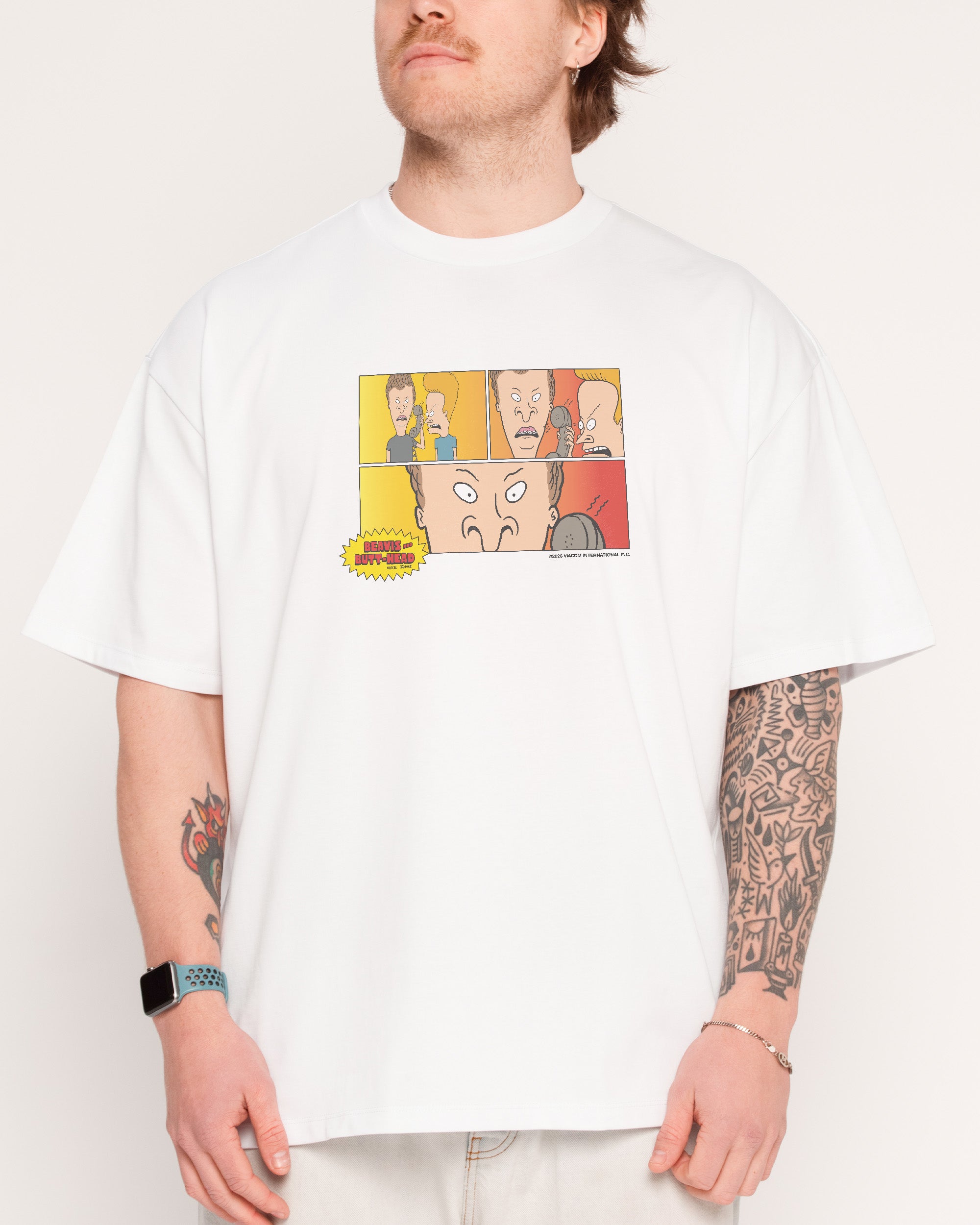 The Call White Oversized Tee