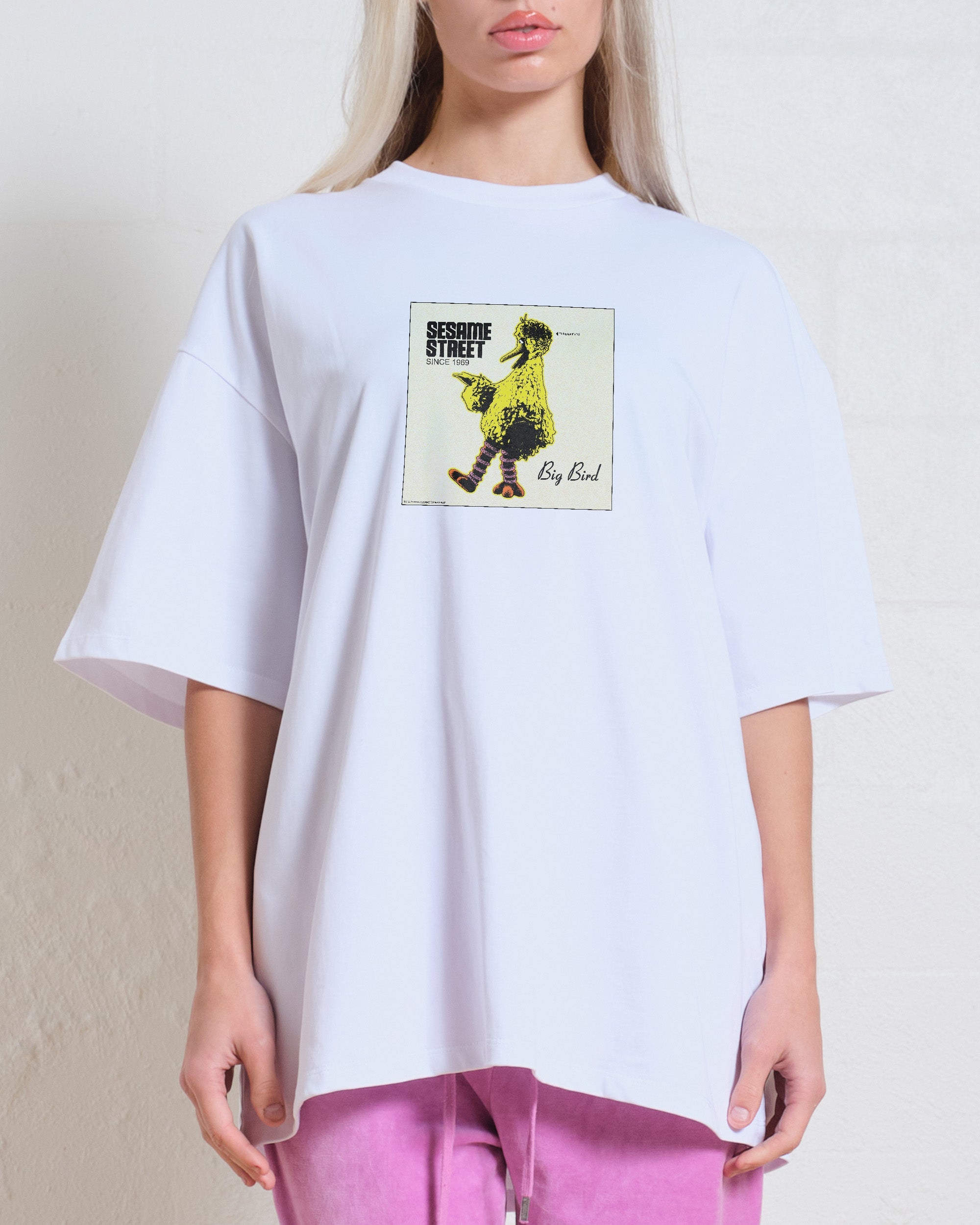 Big Bird Underground Oversized Tee Australia Online White