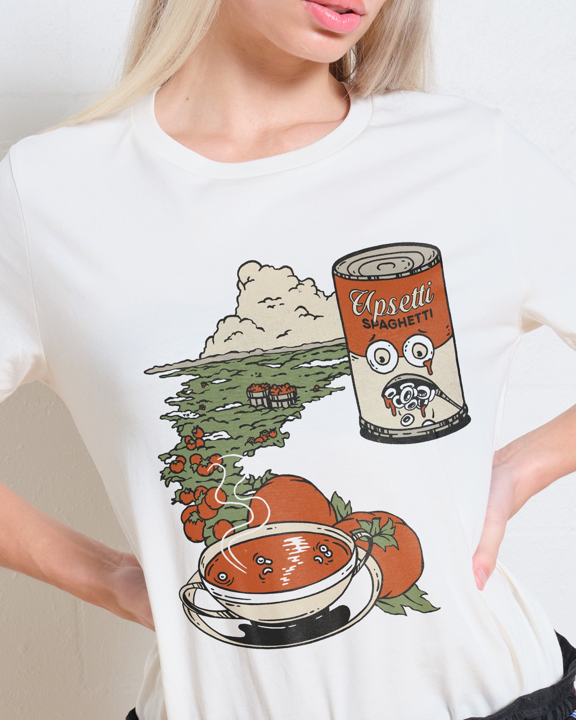 Upsetti Spaghetti T-Shirt #gender_women's