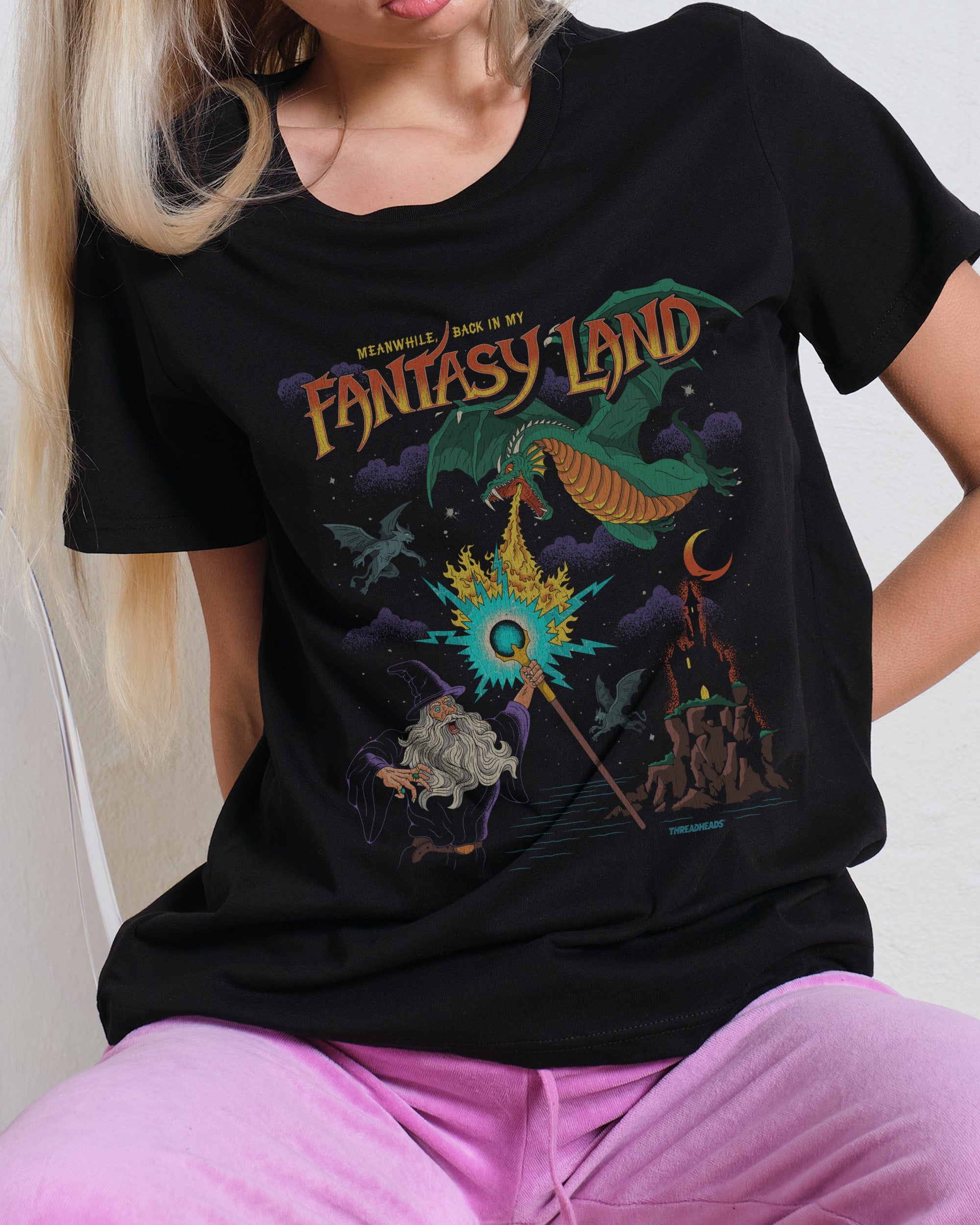 In My Fantasy Land T-Shirt #gender_women's