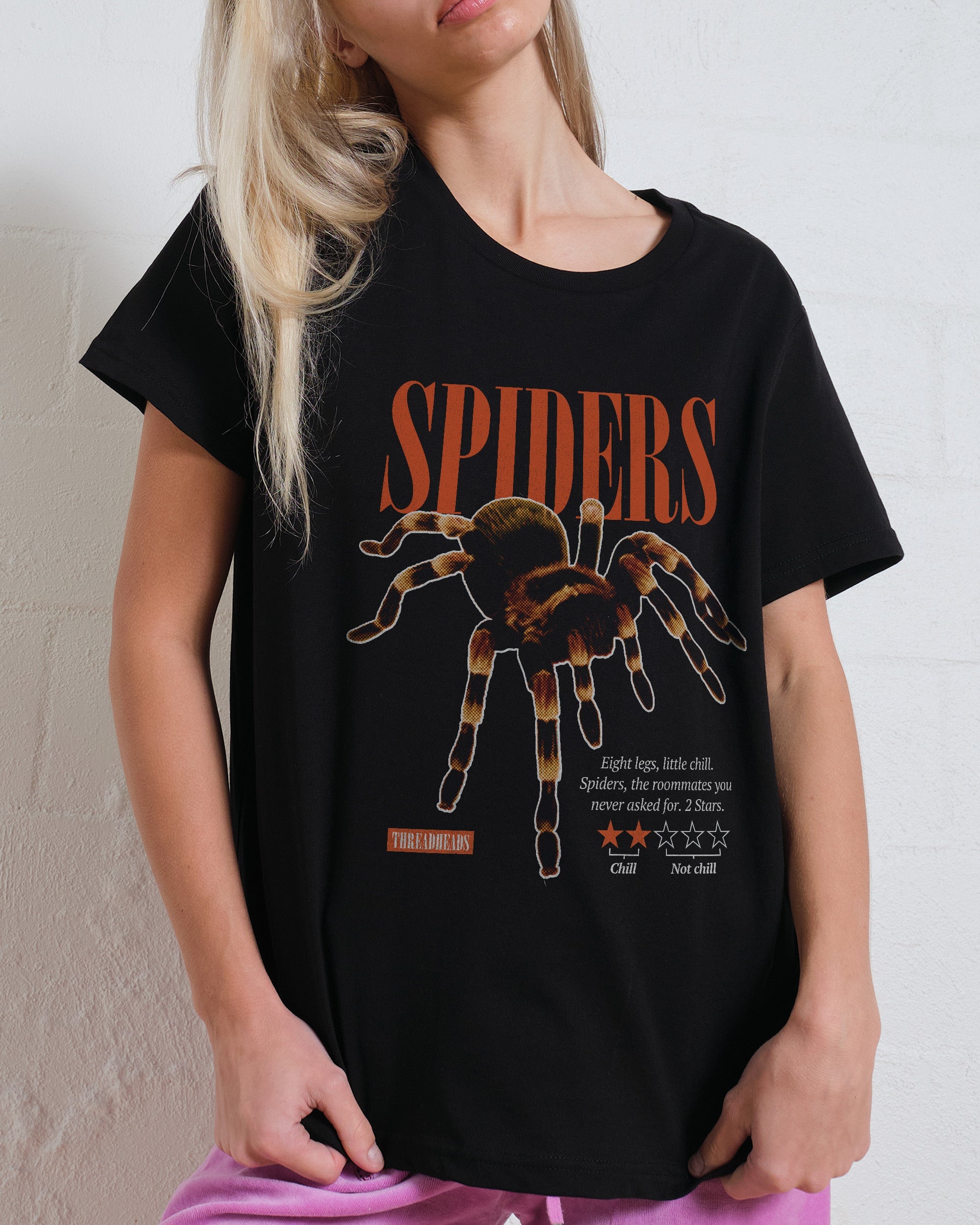 Spiders: A Review T-Shirt #gender_women's