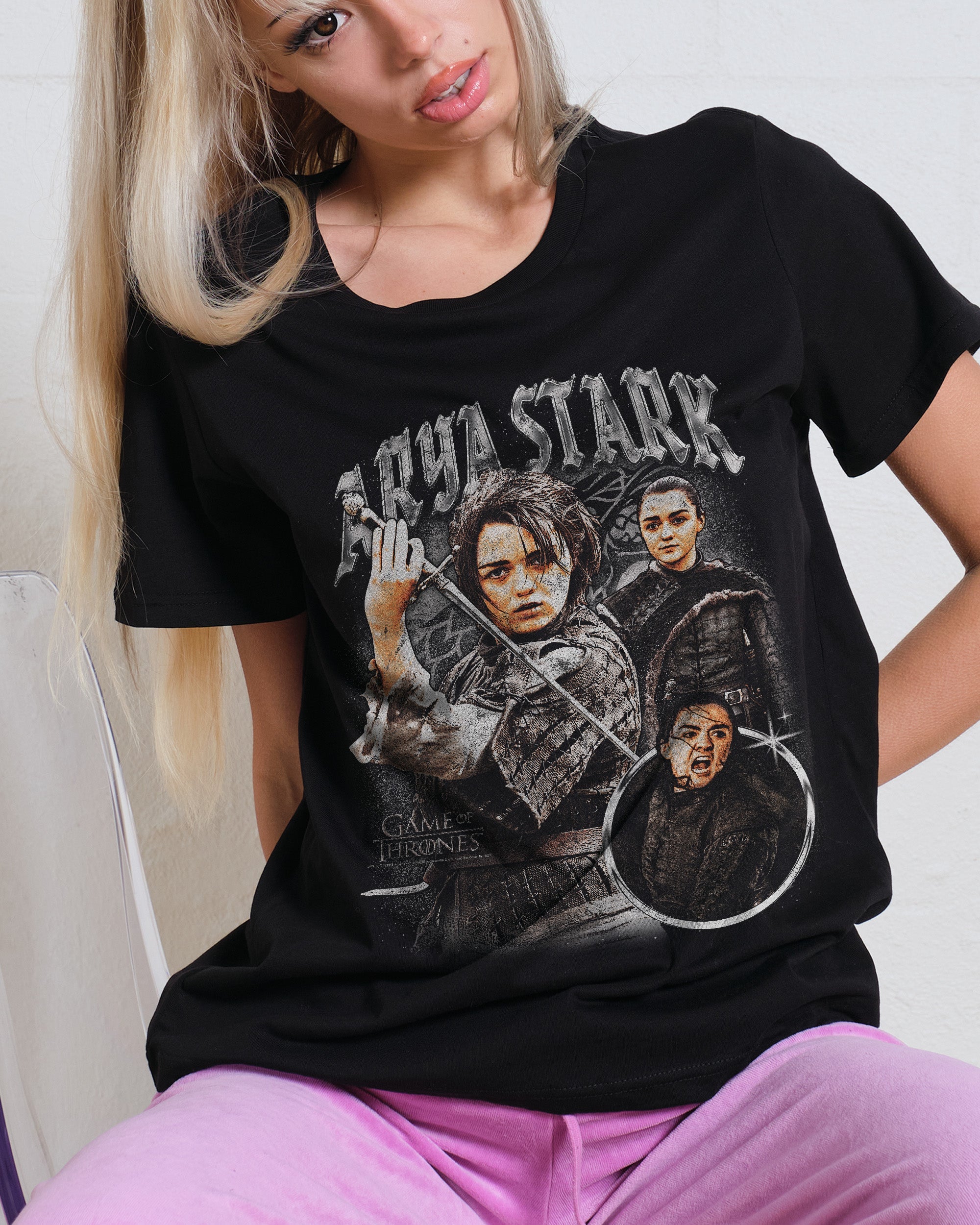 Vintage Arya Stark T-Shirt #gender_women's