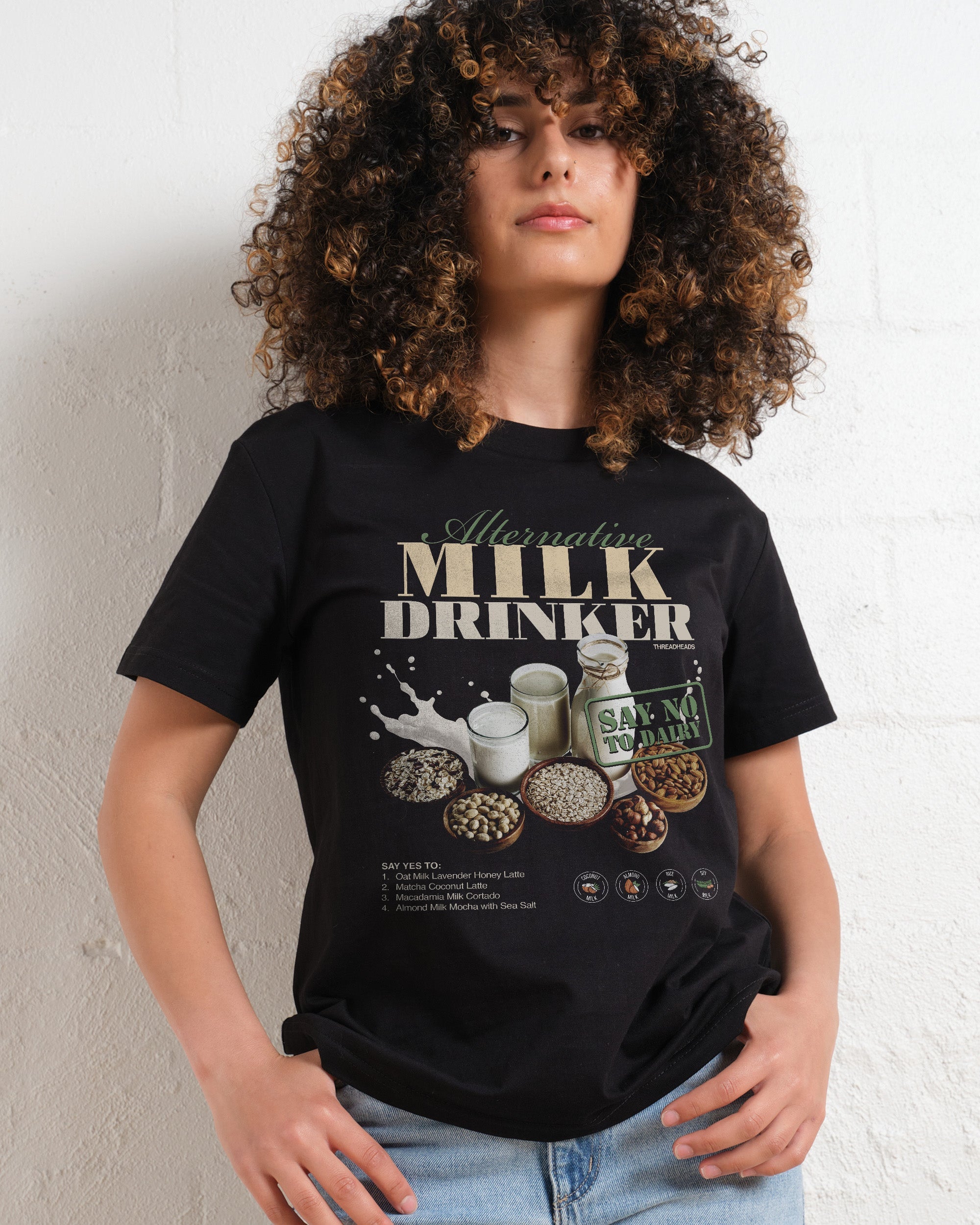 Alternative Milk Drinker T-Shirt #gender_women's