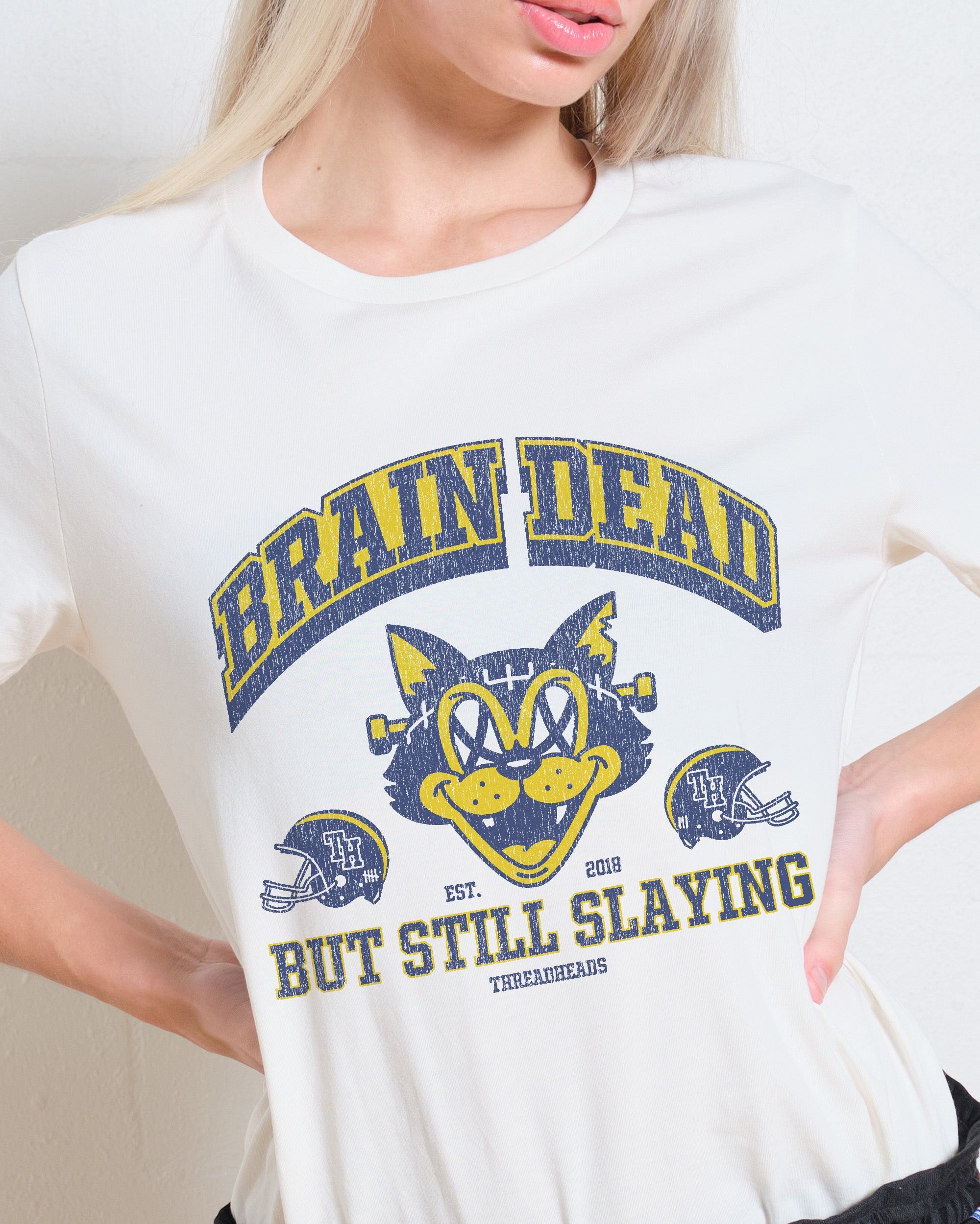 Brain Dead Cat T-Shirt #gender_women's