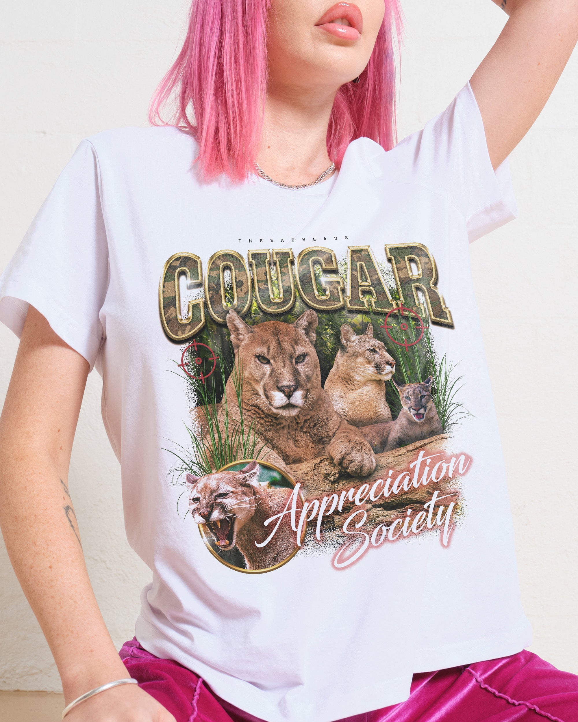 Cougar Appreciation Society T-Shirt #gender_women's