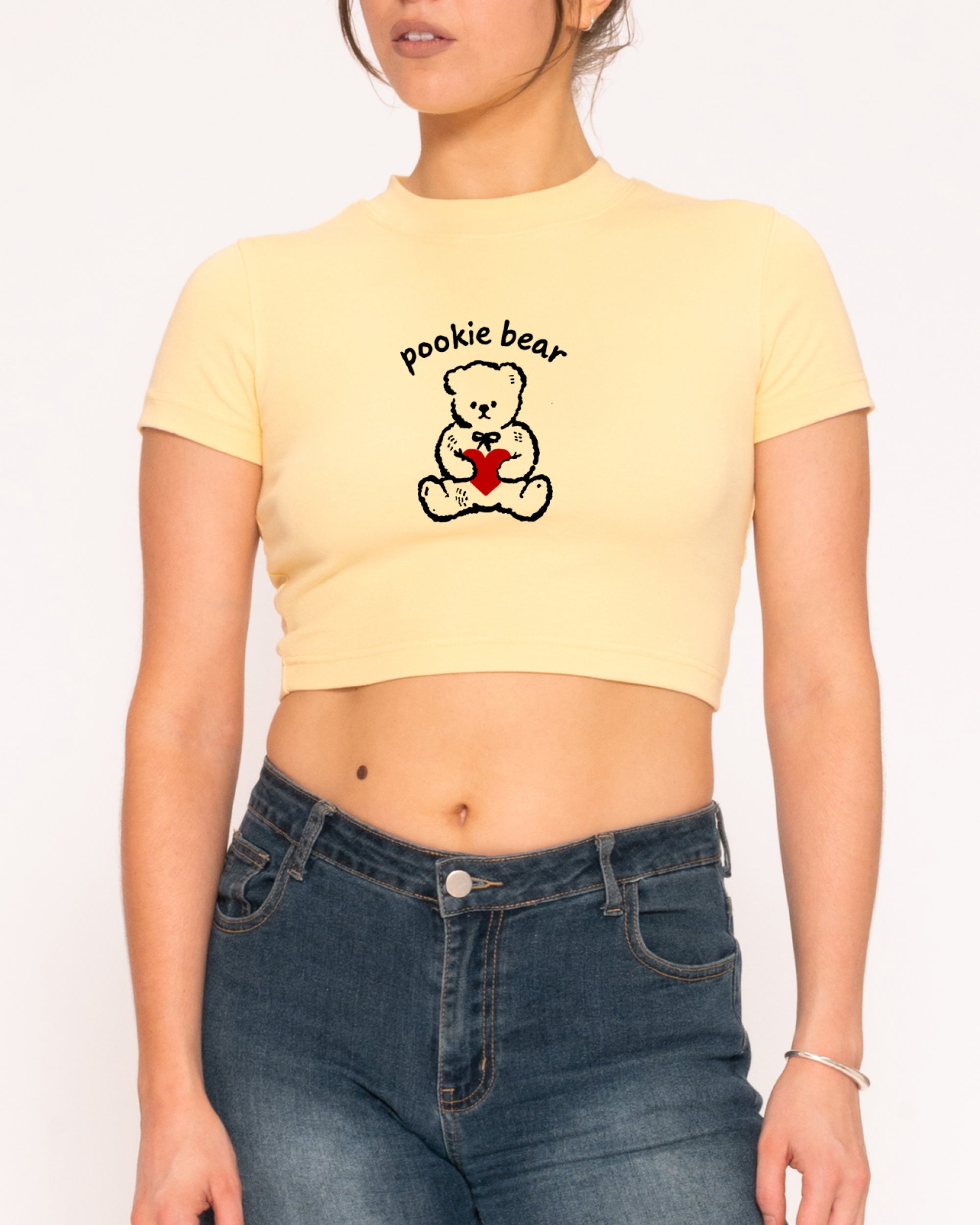 Pookie Bear Yellow Baby Tee