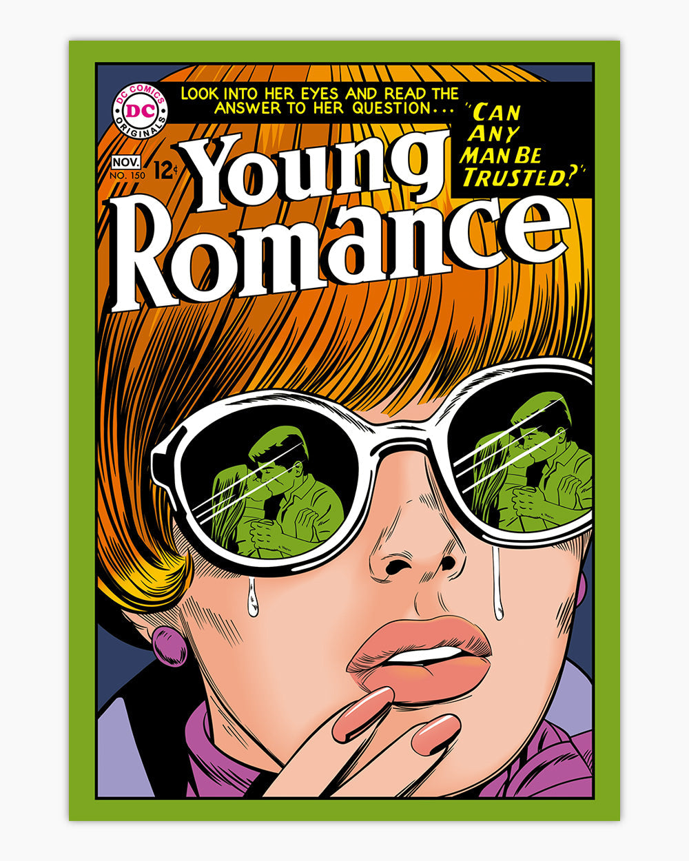 Young Romance Art Print #colour_Green