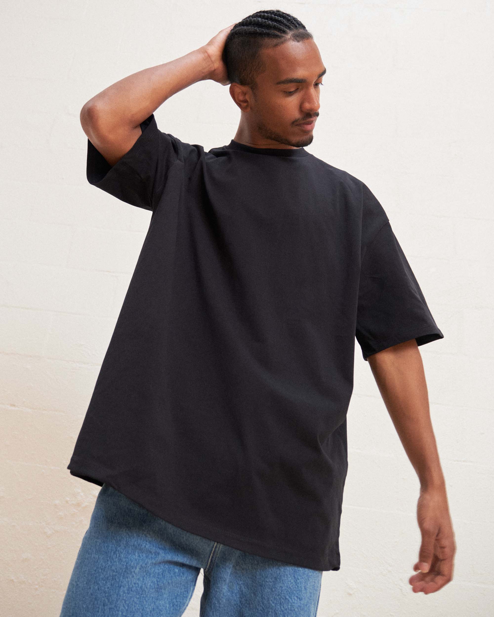 Oversized Tee 5 Pack: Black, White Australia Online