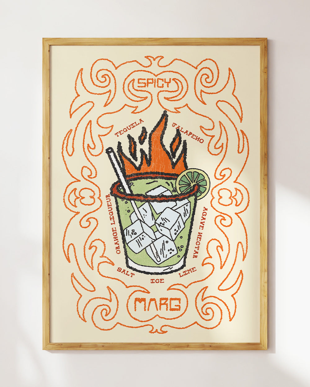 Spicy Marg Art Print