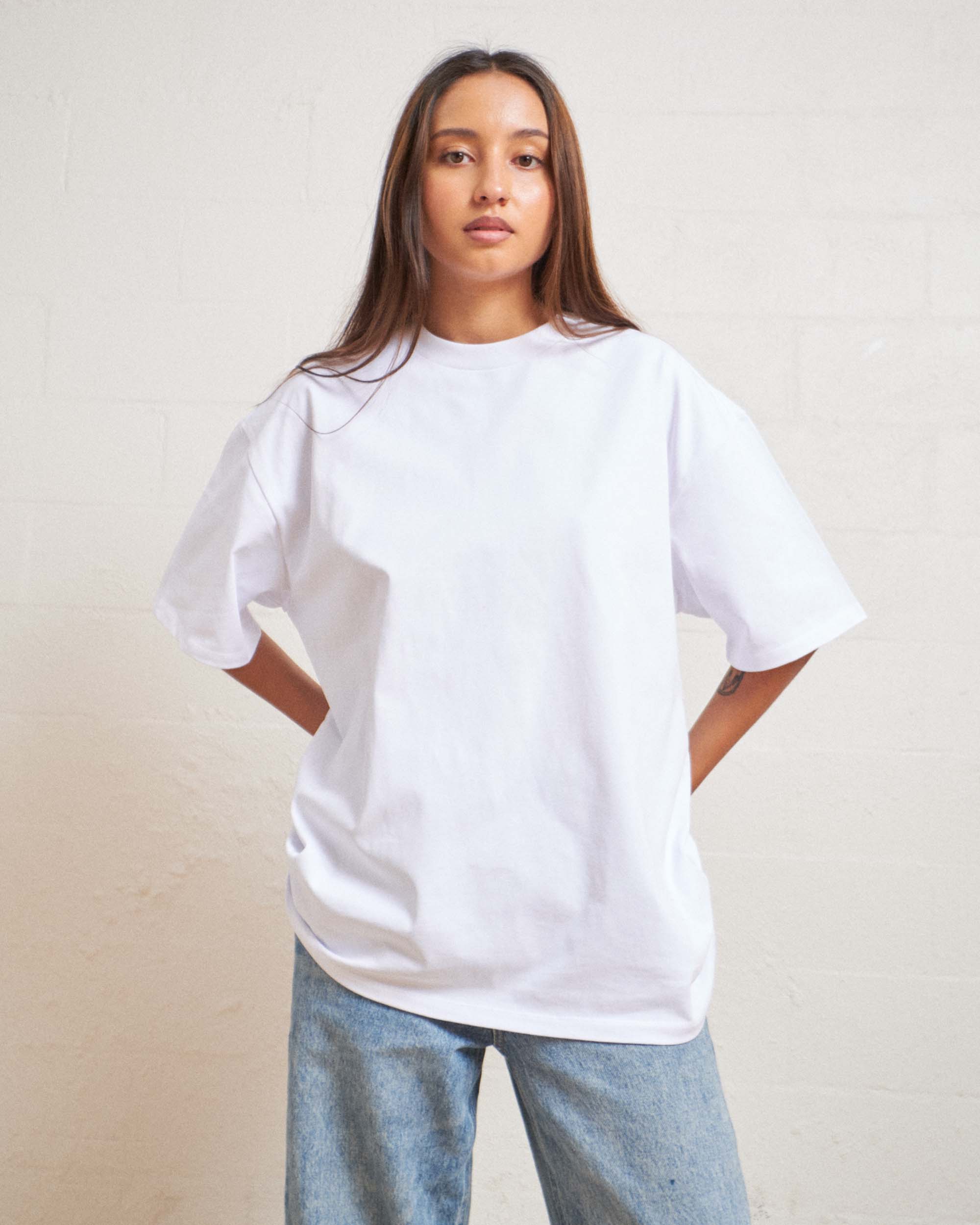 Oversized Tee 5 Pack: Black, White Australia Online