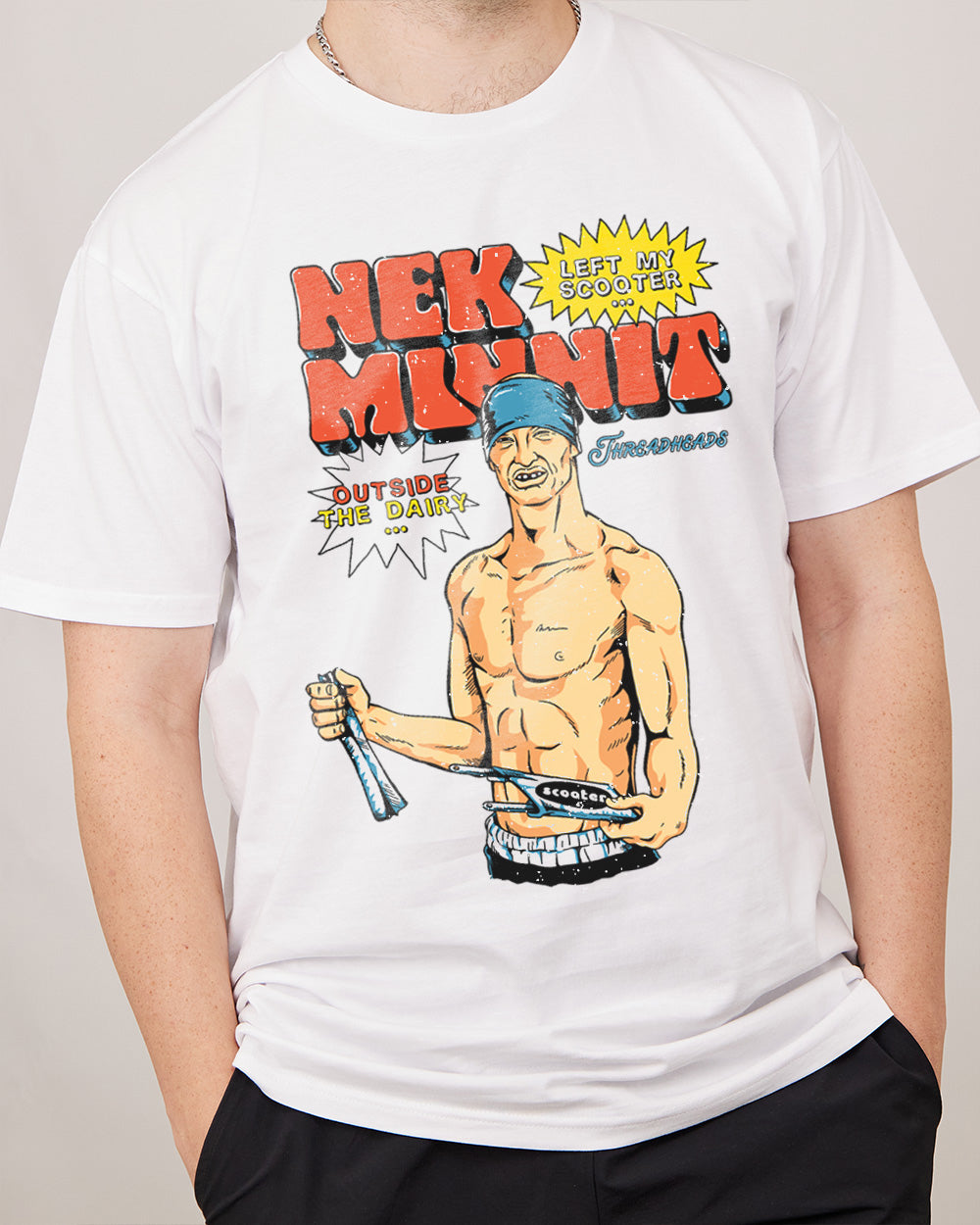 Nek Minute T-Shirt Australia Online #colour_white