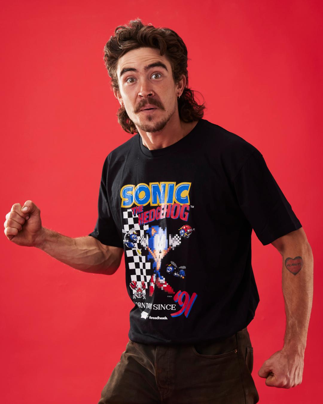 Sonic Born to Run Since 91 T-Shirt Australia Online