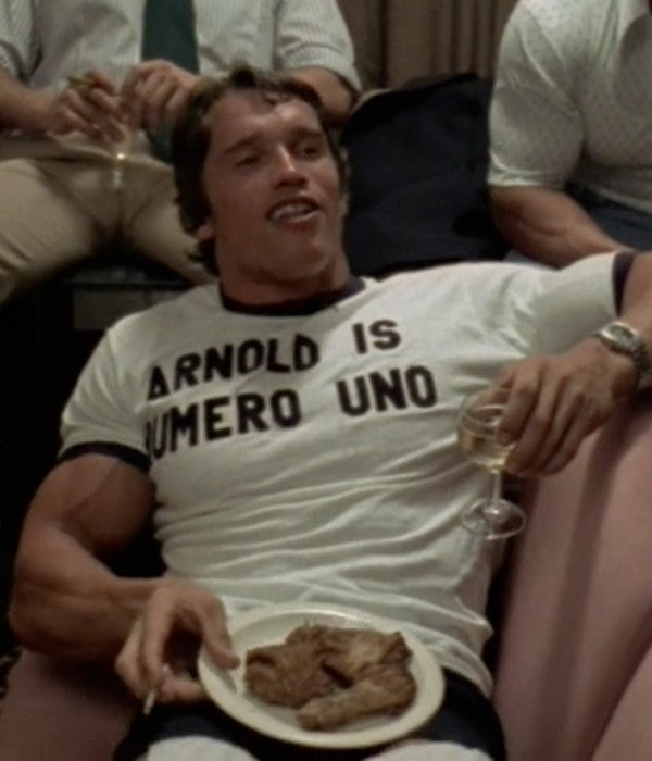 Arnold is numero on sale uno t shirt