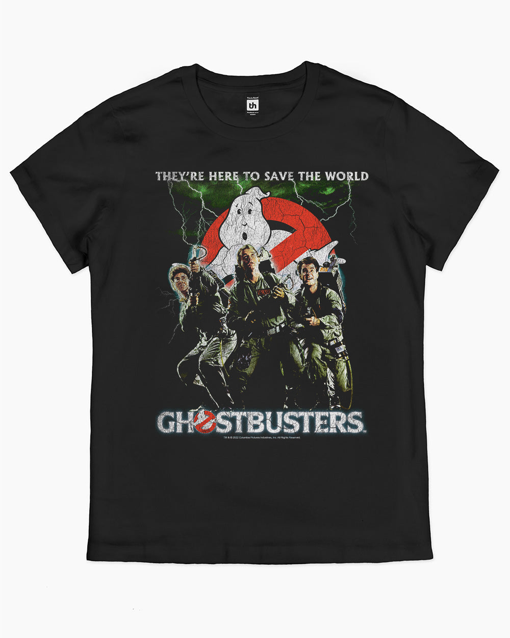 Ghostbusters Here To Save The World T-Shirt Australia Online #colour_black