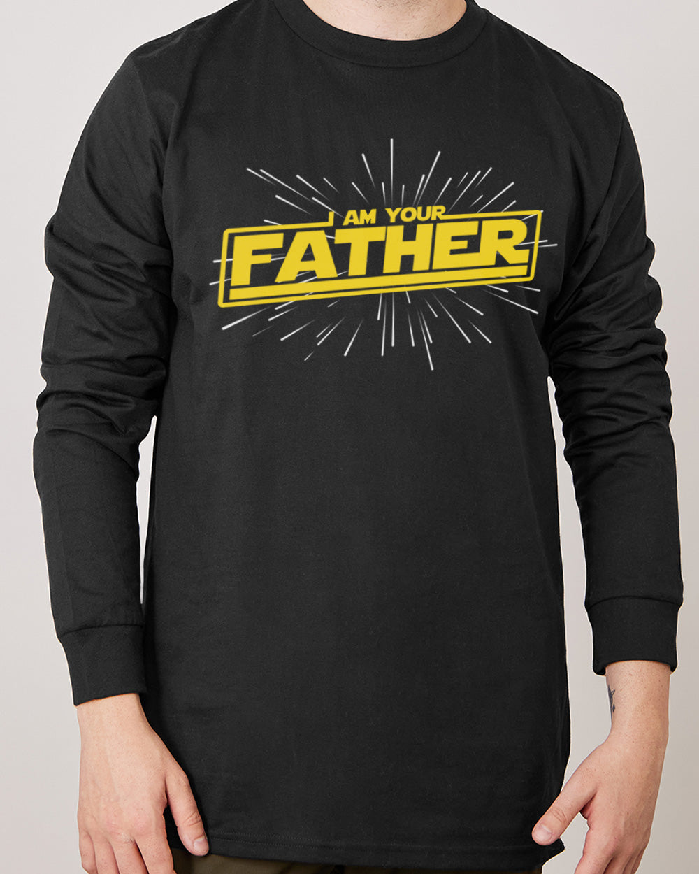 I Am Your Father Star Wars Long Sleeve Australia Online #colour_black