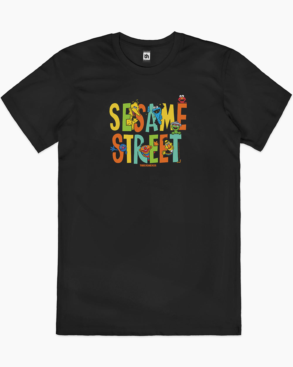 Sesame Street Friends T-Shirt Australia Online #colour_black