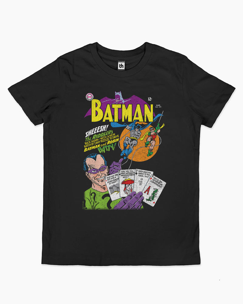 The Riddler's Back Again Kids T-Shirt | Official DC Merch Australia ...