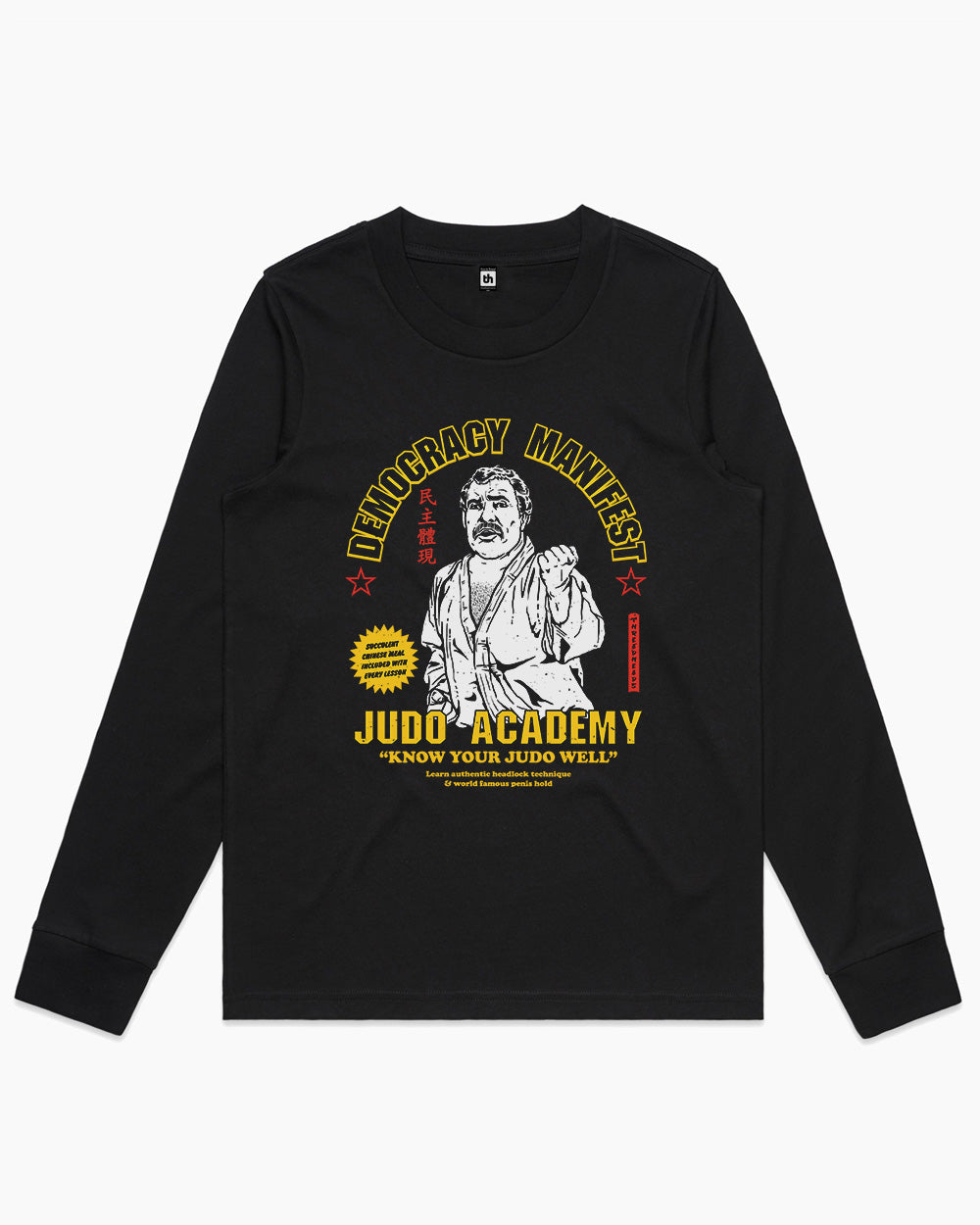 Democracy Manifest Judo Academy Long Sleeve Australia Online #colour_black