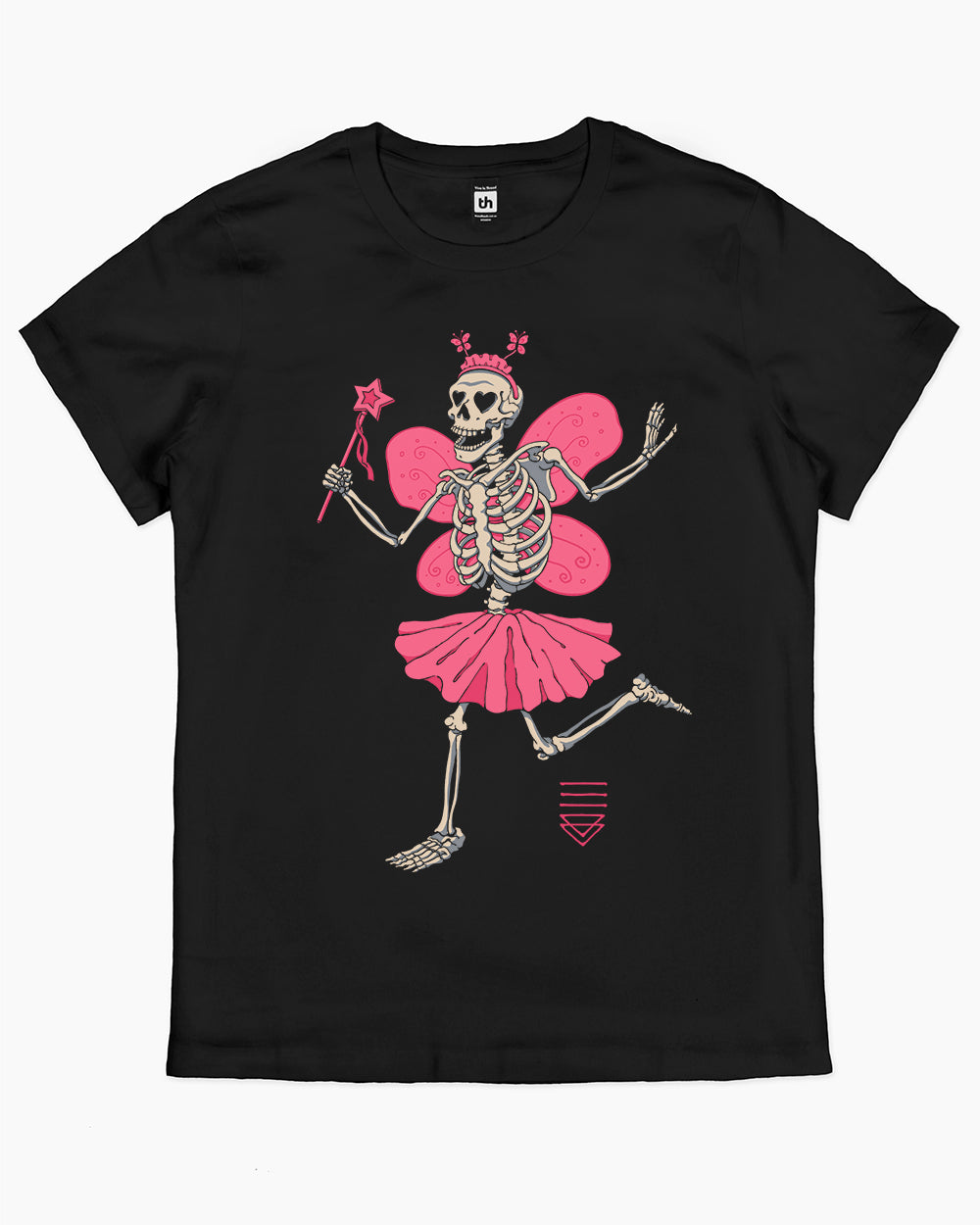 Fairy Skull Lover T-Shirt Australia Online #colour_black