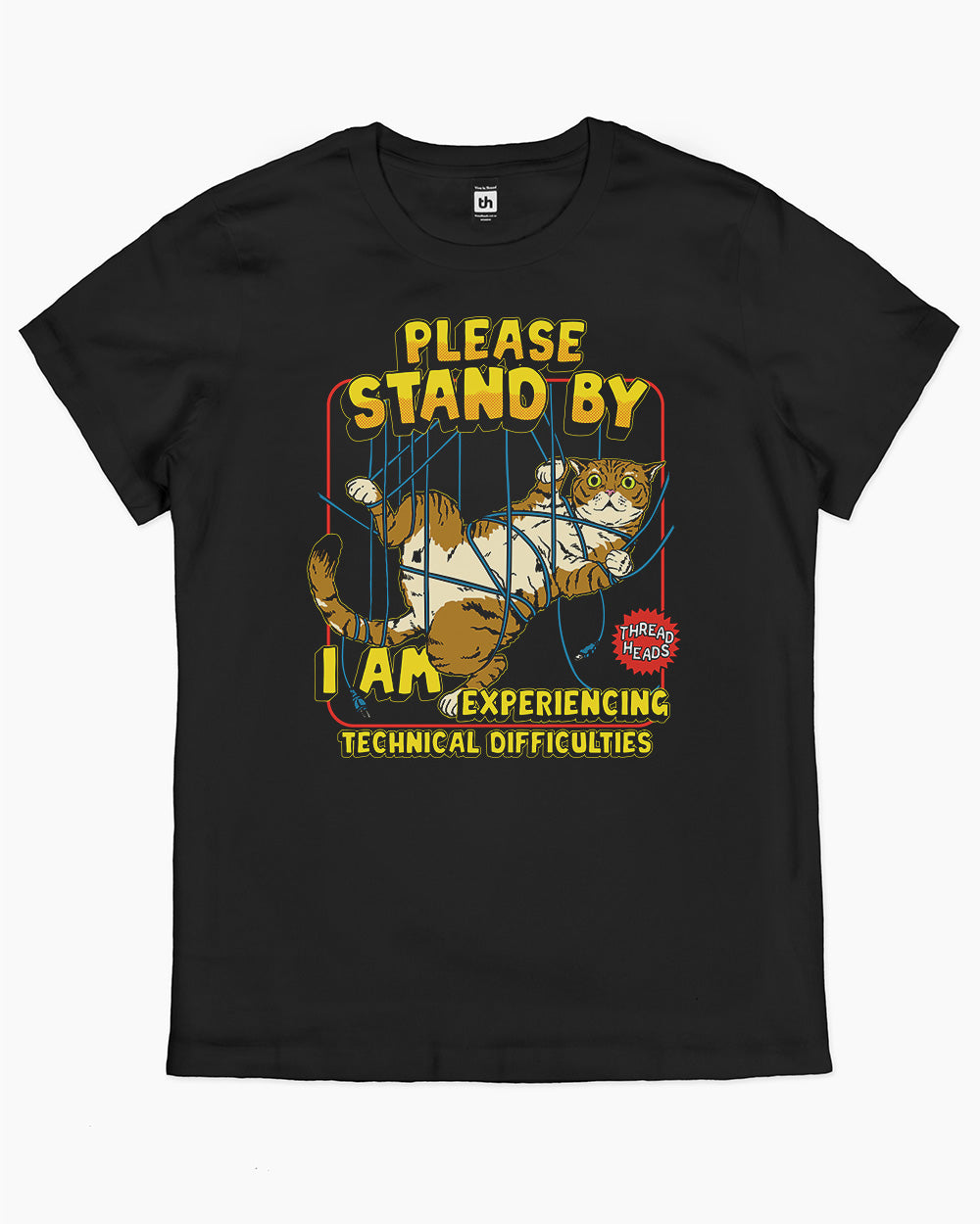 Technical Difficulties T-Shirt Australia Online #colour_black