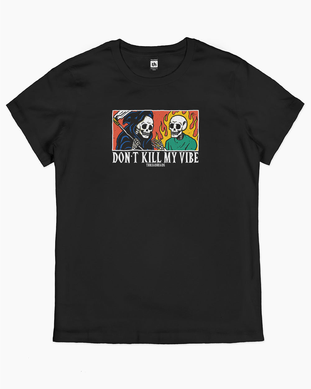 Don't Kill My Vibe T-Shirt Australia Online #colour_black