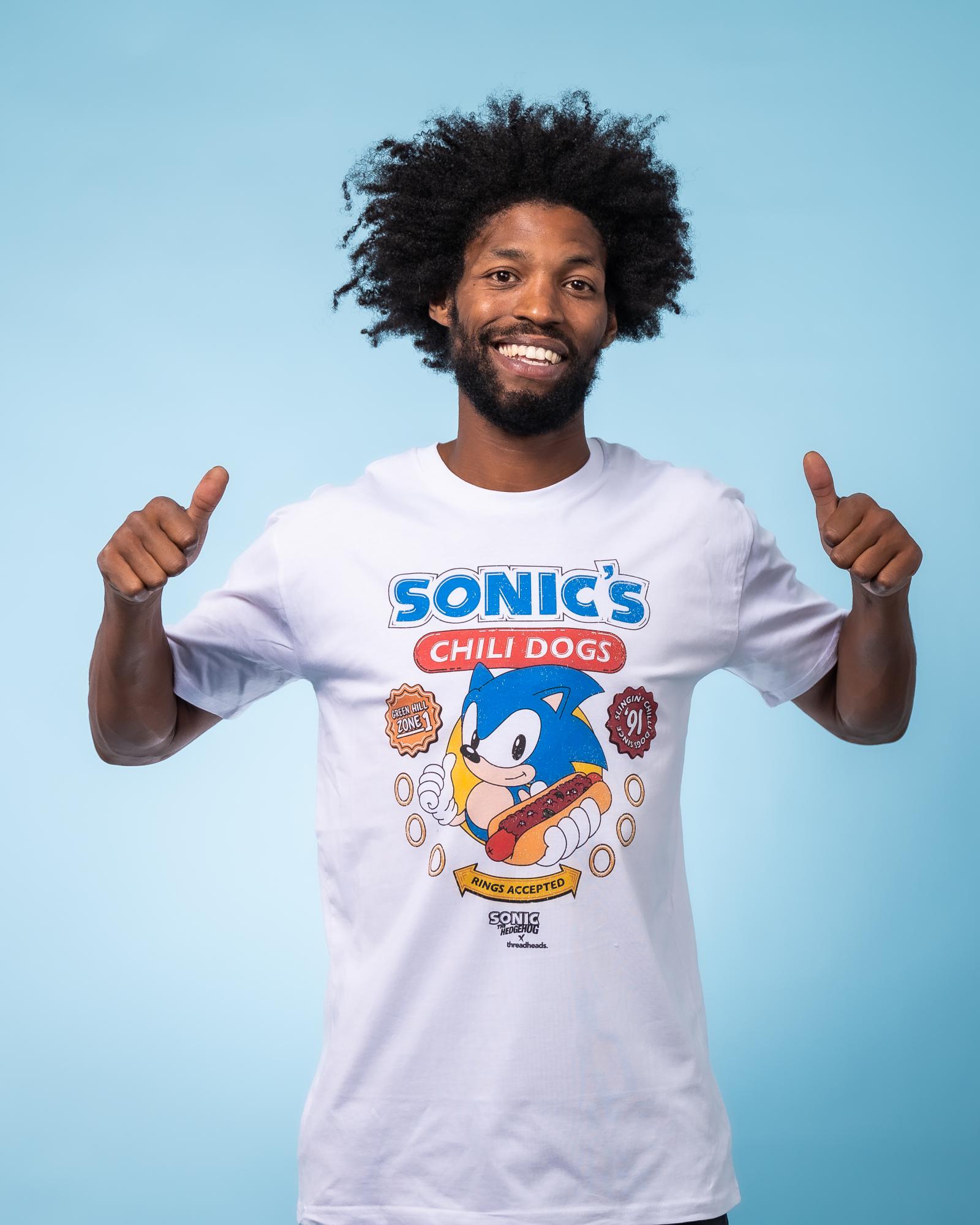Sonic Chili Dogs T-Shirt Australia Online #colour_white