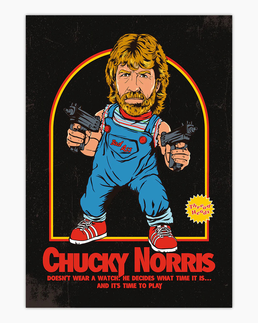Chucky Norris Art Print | Wall Art