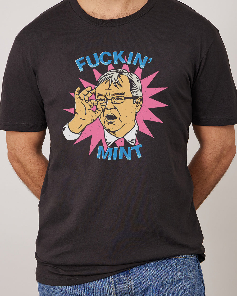 Kevin Rudd: Fuckin' Mint T-Shirt Australia Online #colour_coal