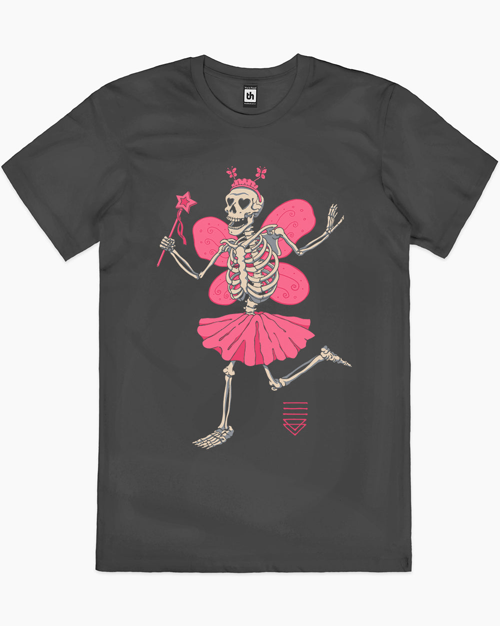Fairy Skull Lover T-Shirt Australia Online #colour_coal