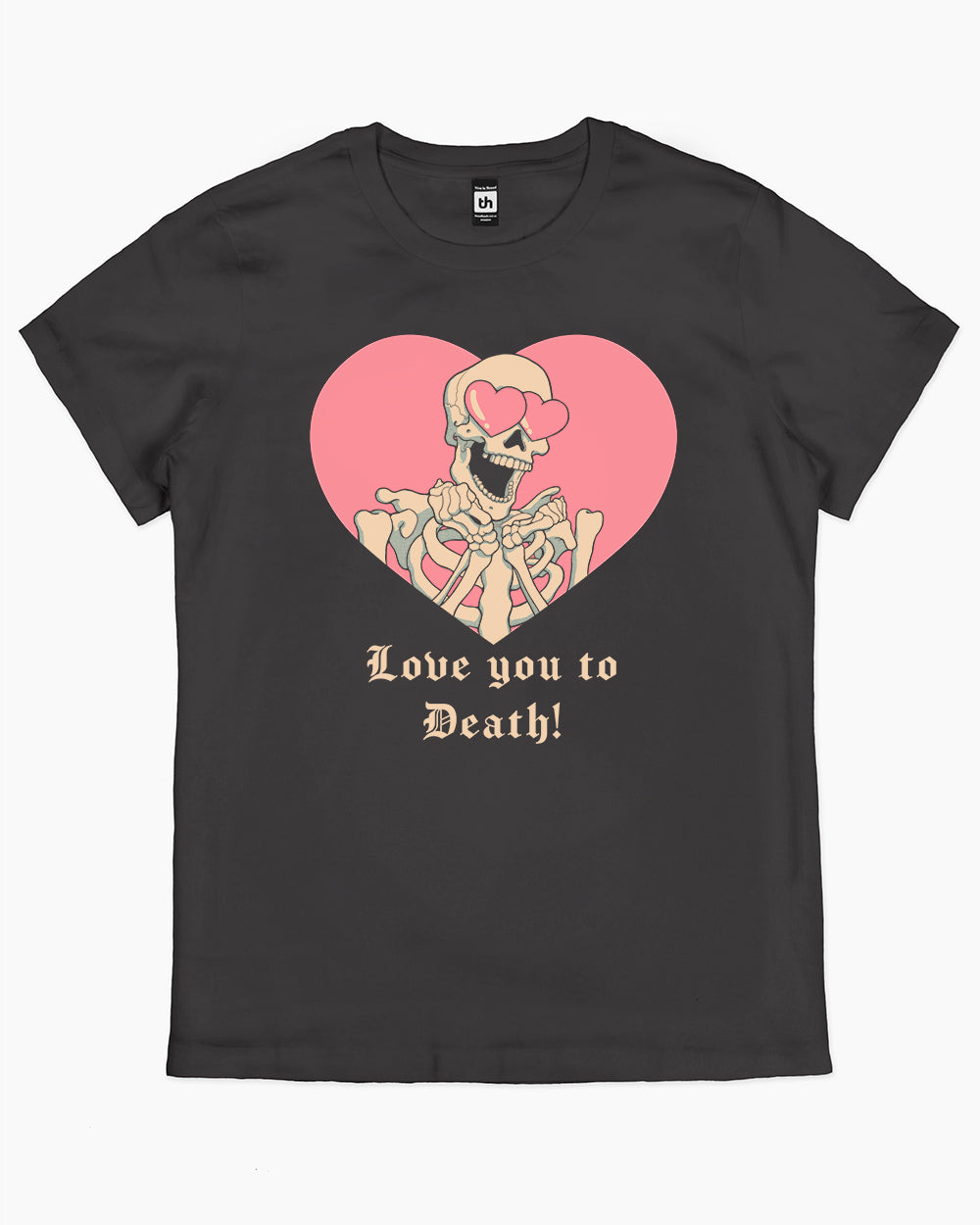 Heart Eyes T-Shirt Australia Online #colour_coal