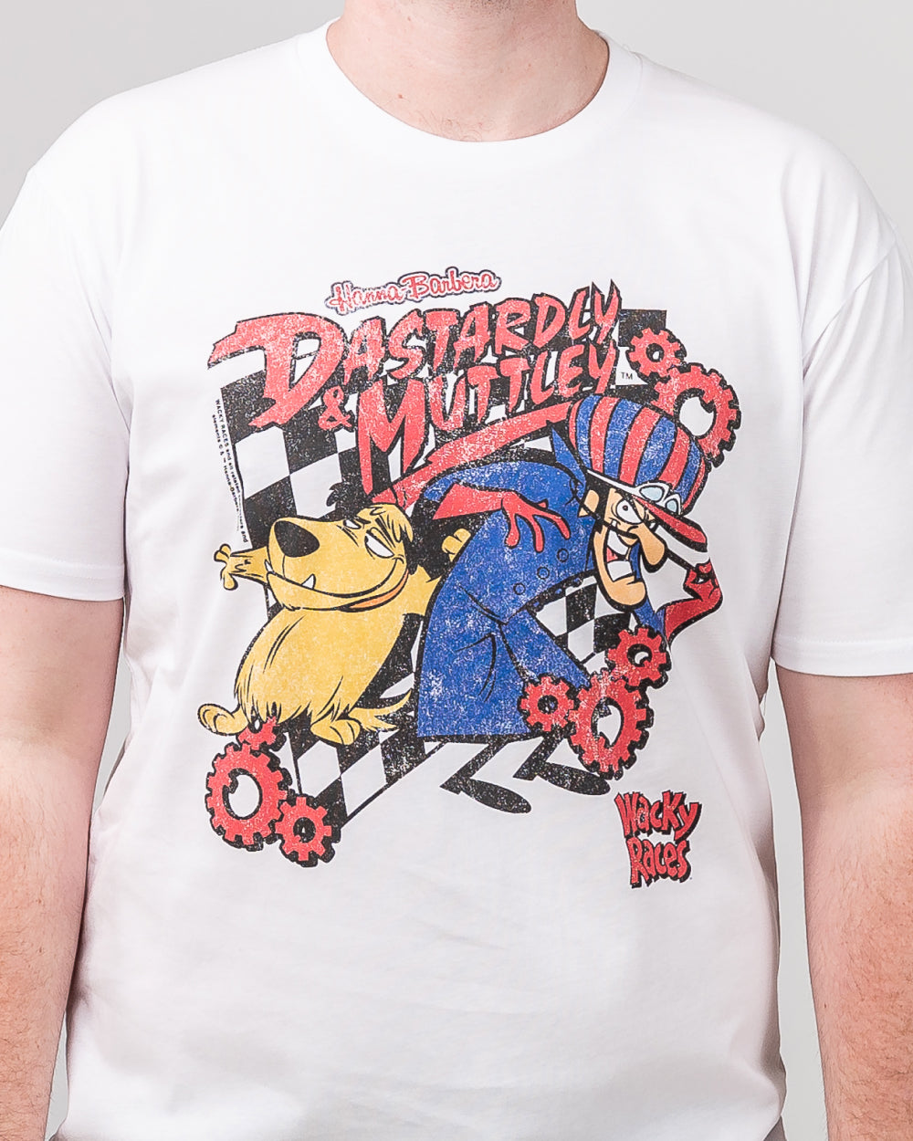 Dastardly & Muttley T-Shirt Australia Online #colour_white