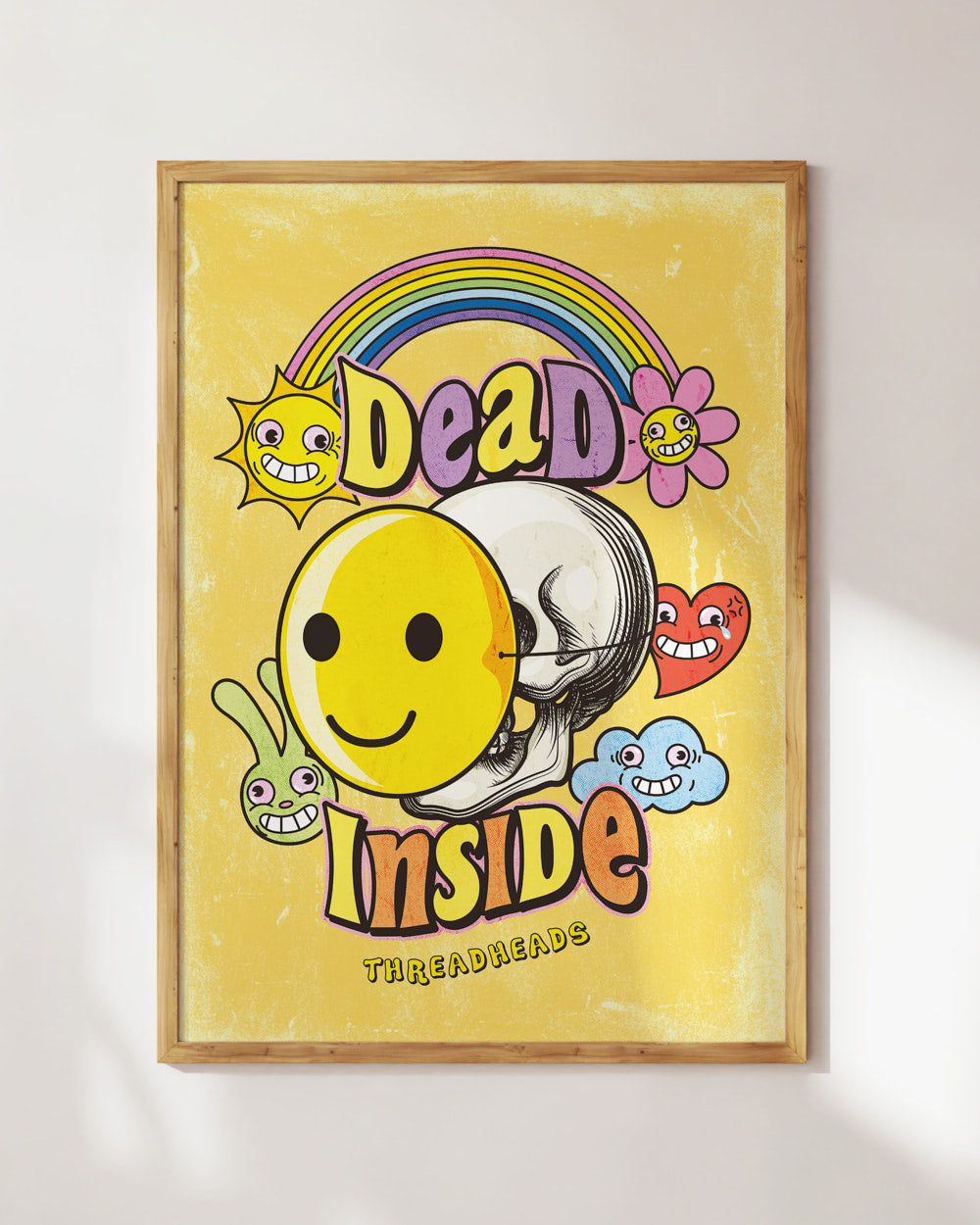 Dead Inside Art Print Australia Online